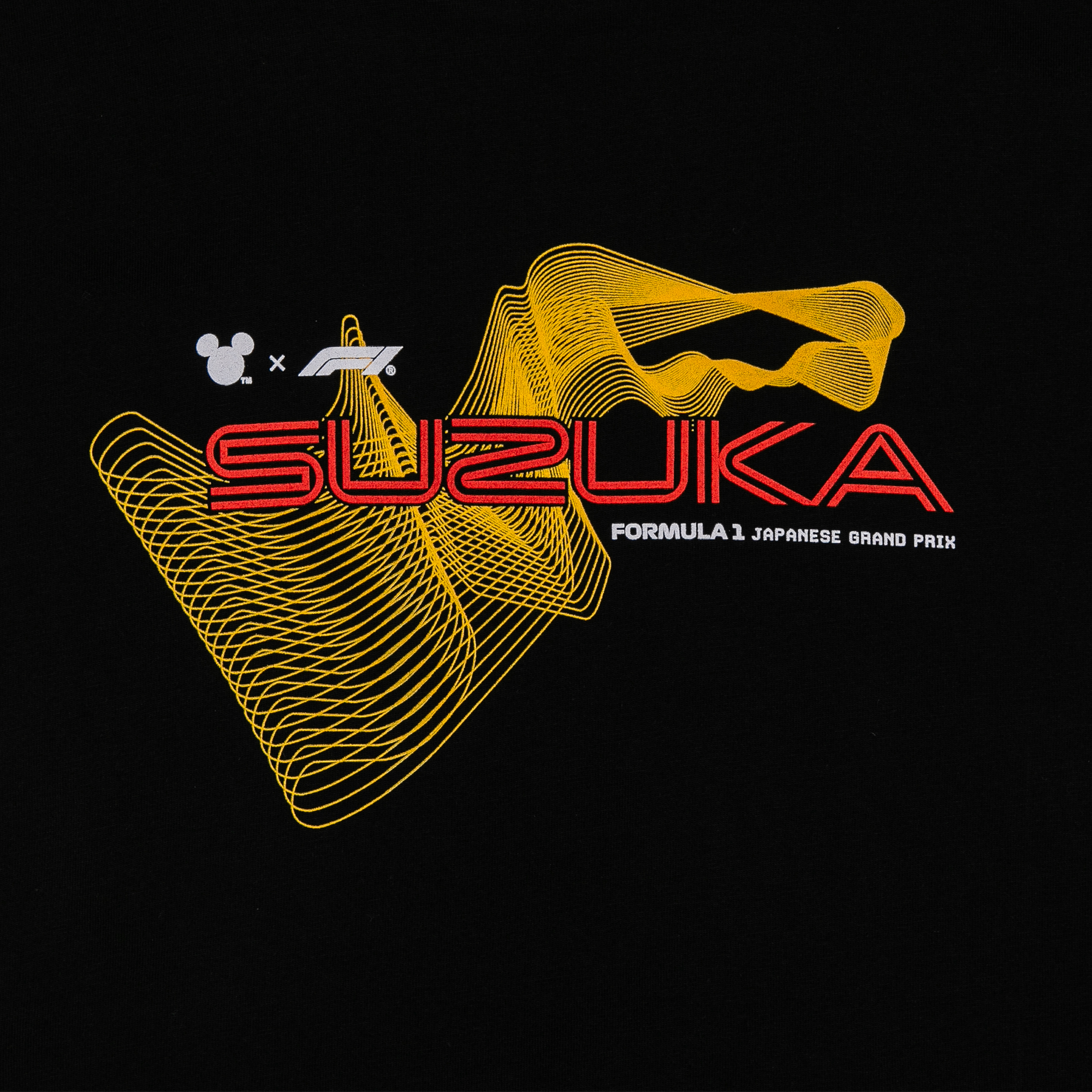 Formula 1 X Disney Special Edition Japan GP T-Shirt - Black - Unisex, , rebel_hi-res