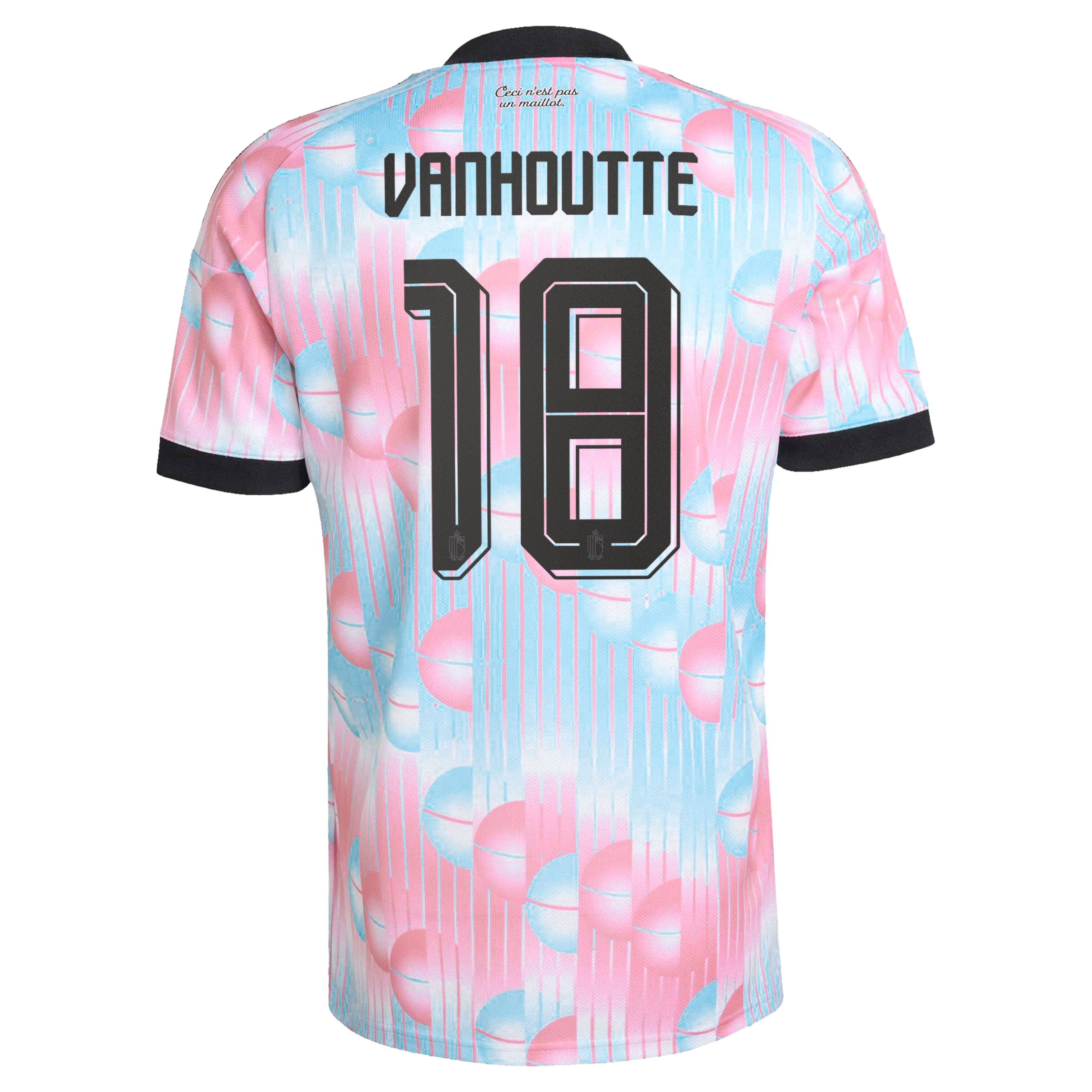 Belgium adidas Away Shirt 2026 with Vanhoutte  18 printing, , rebel_hi-res