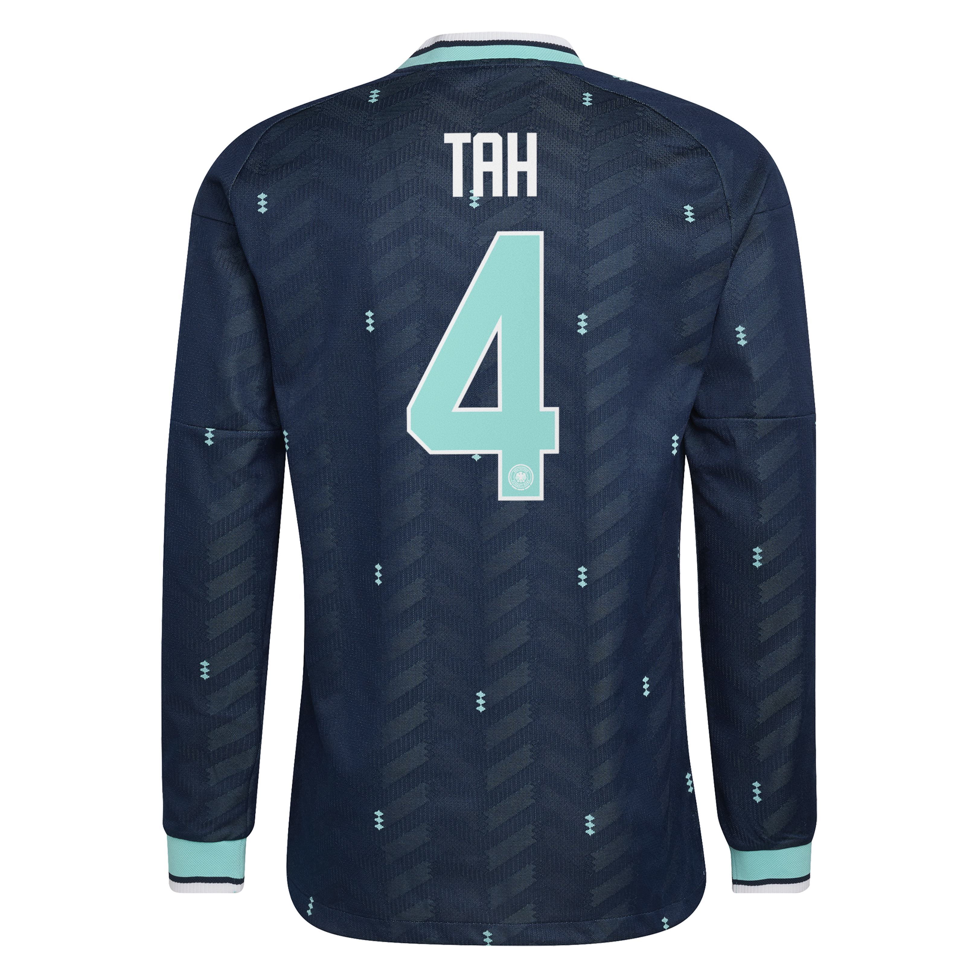 Germany National Team adidas Away Authentic Shirt 2026 - Long Sleeve with Tah 4 printing, , rebel_hi-res