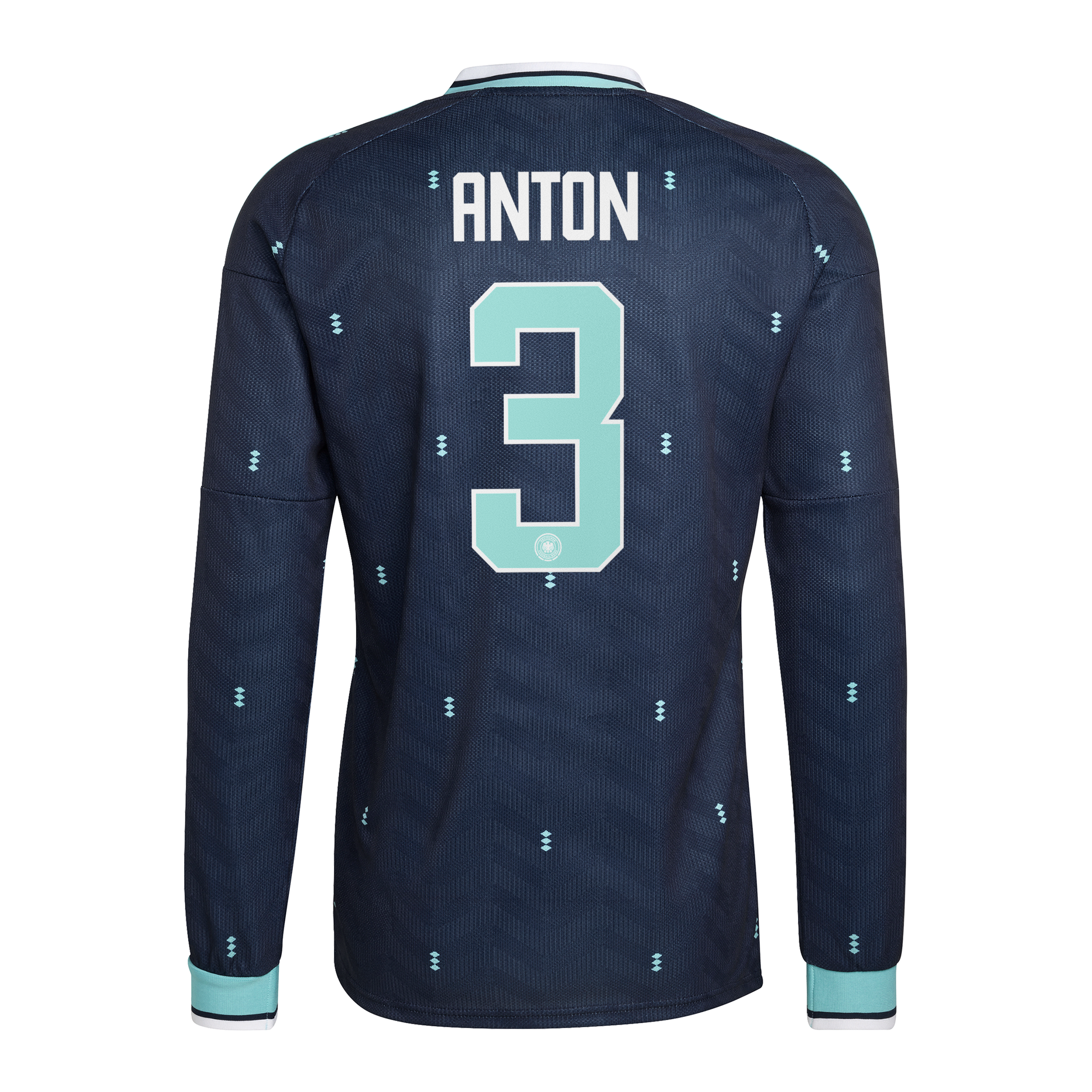 Germany National Team adidas Away Shirt 2026 - Long Sleeve with Anton 3 printing, , rebel_hi-res