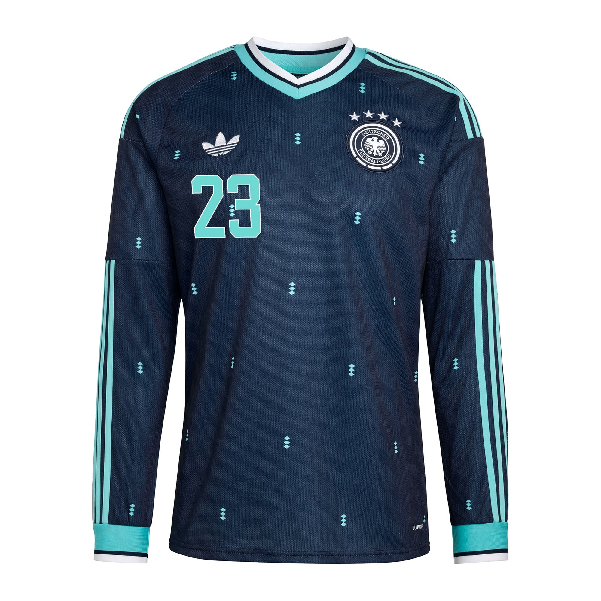 Germany National Team adidas Away Shirt 2026 - Long Sleeve with Nmecha 23 printing, , rebel_hi-res