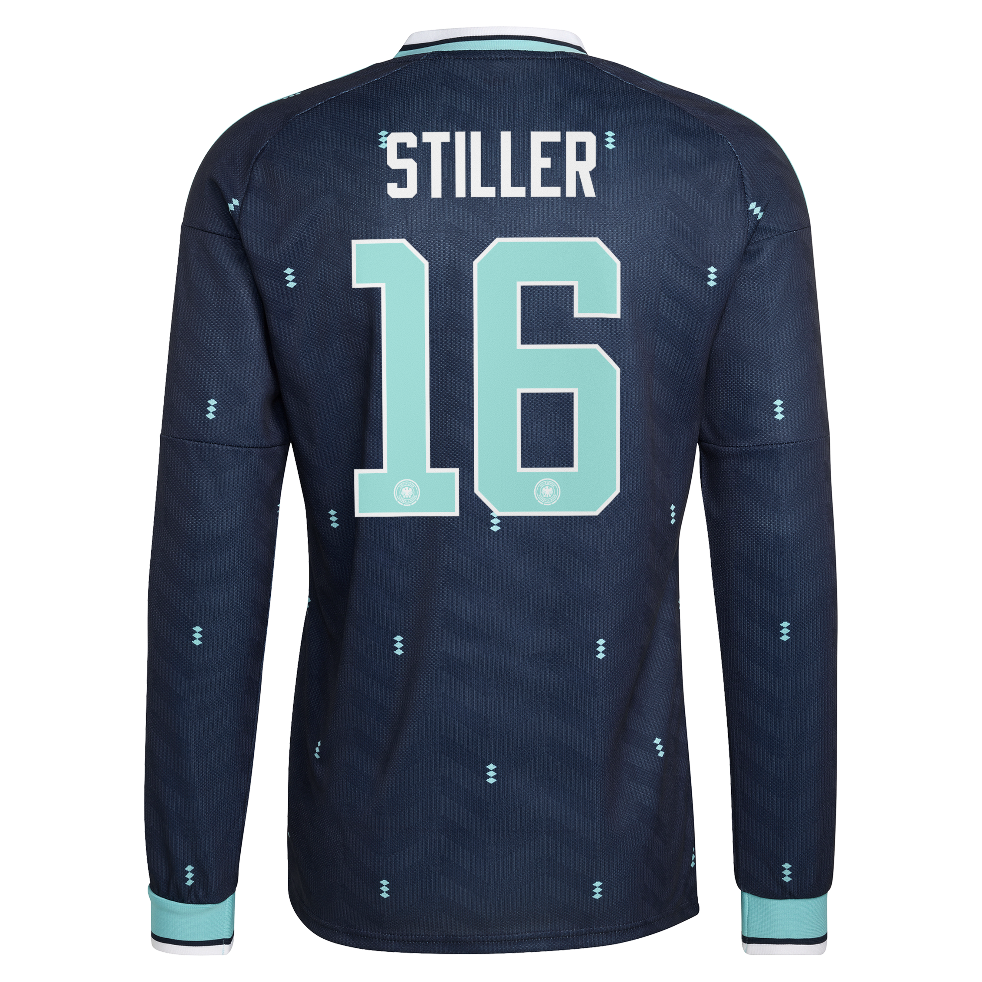 Germany National Team adidas Away Shirt 2026 - Long Sleeve with Stiller 16 printing, , rebel_hi-res