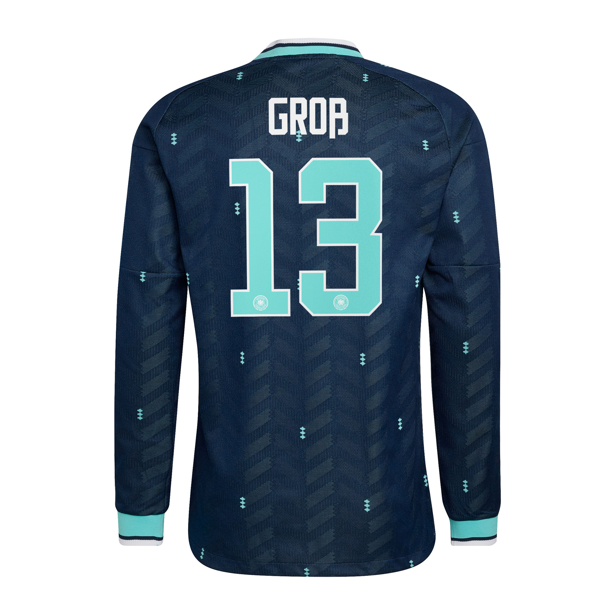 Germany National Team adidas Away Authentic Shirt 2026 - Long Sleeve with Gro&szlig; 13 printing, , rebel_hi-res