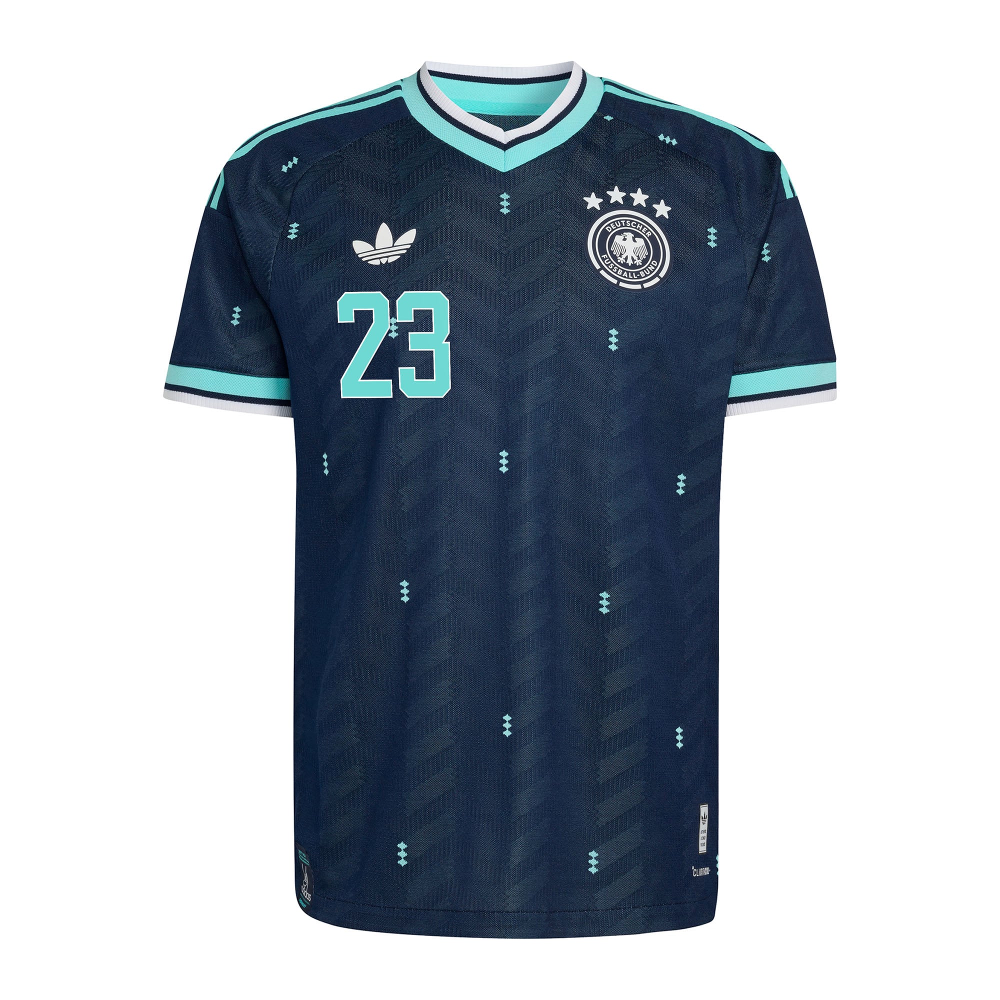 Germany National Team adidas Away Authentic Shirt 2026 with Nmecha 23 printing, , rebel_hi-res