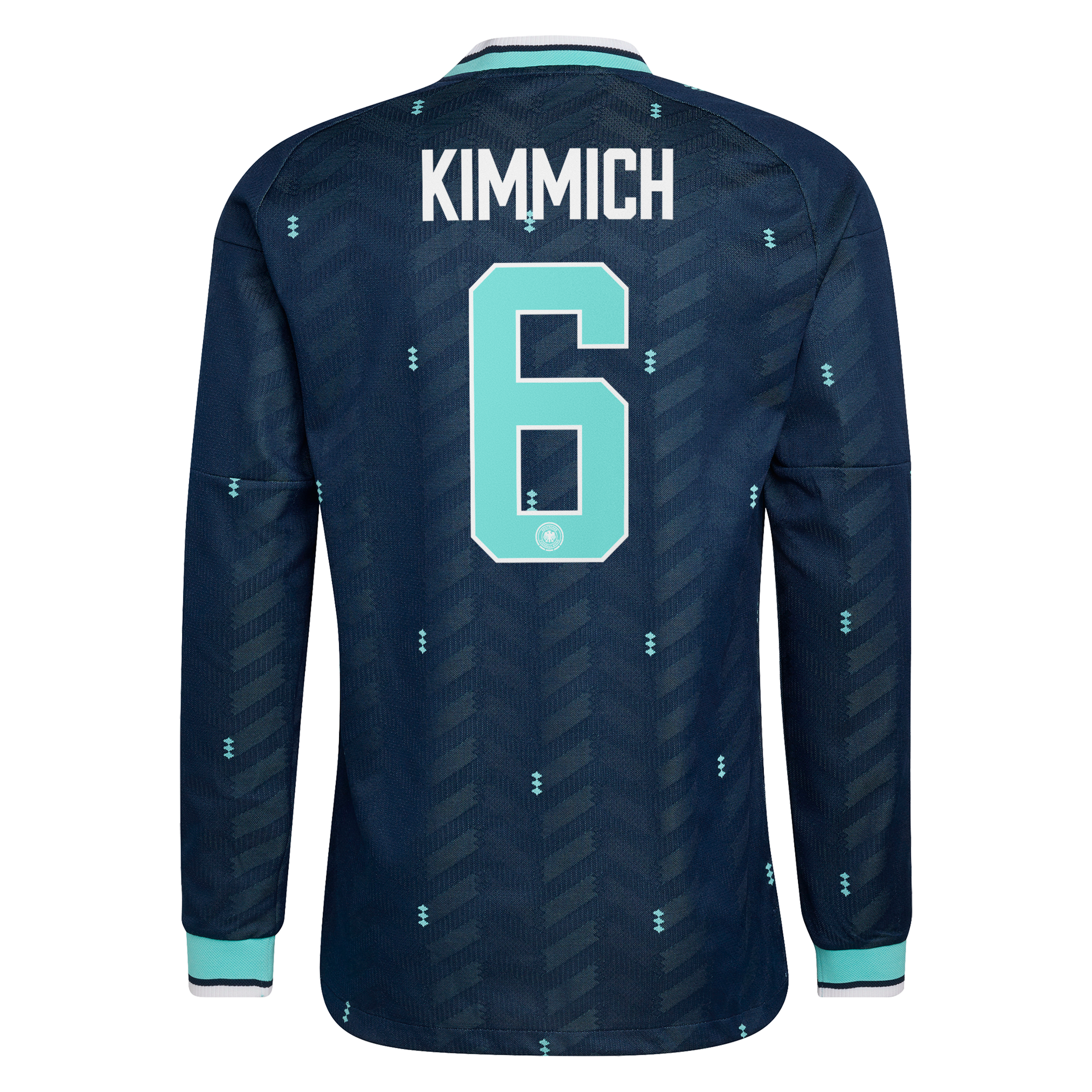 Germany National Team adidas Away Authentic Shirt 2026 - Long Sleeve with Kimmich 6 printing, , rebel_hi-res