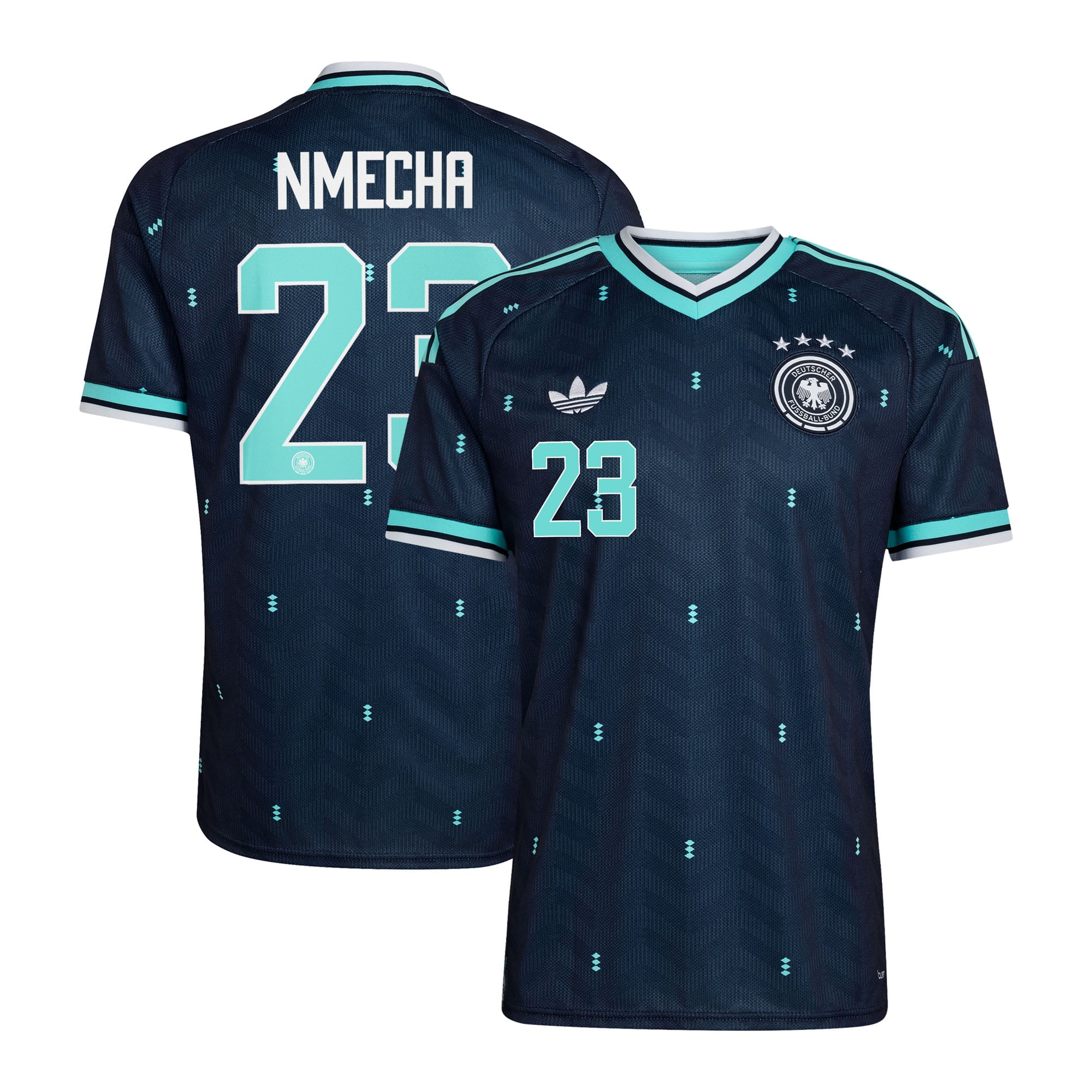 Germany National Team adidas Away Shirt 2026 with Nmecha 23 printing, , rebel_hi-res