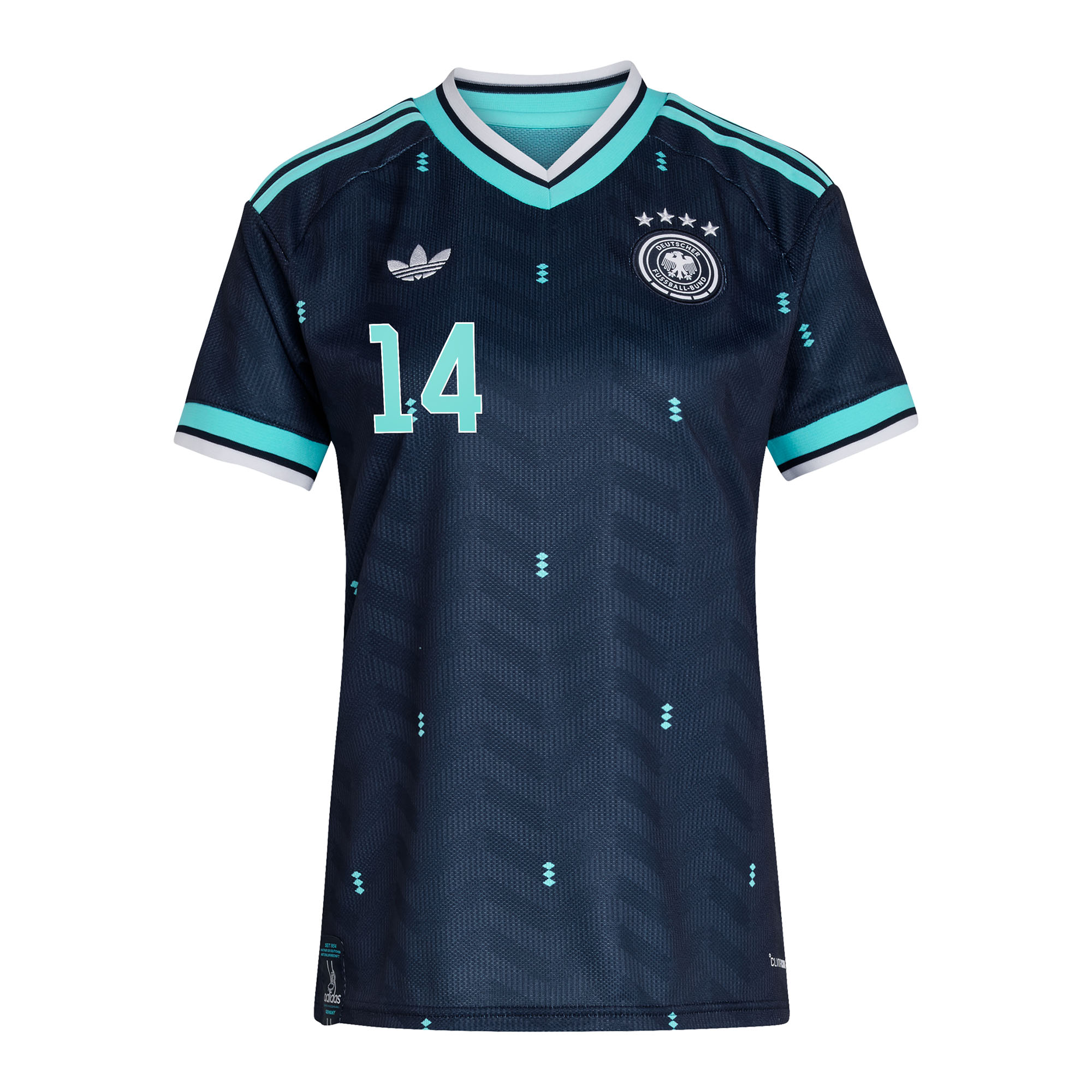 Germany National Team adidas Away Shirt 2026 - Womens with Beier 14 printing, , rebel_hi-res