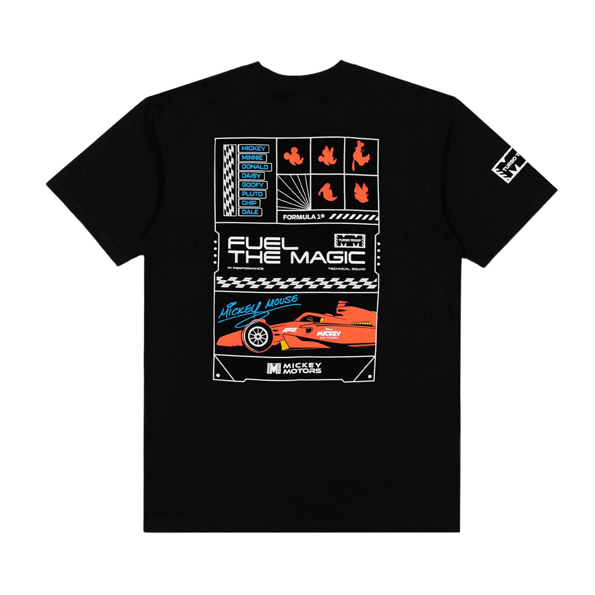 Formula 1 X Disney Race Grid T-Shirt - Black, , rebel_hi-res