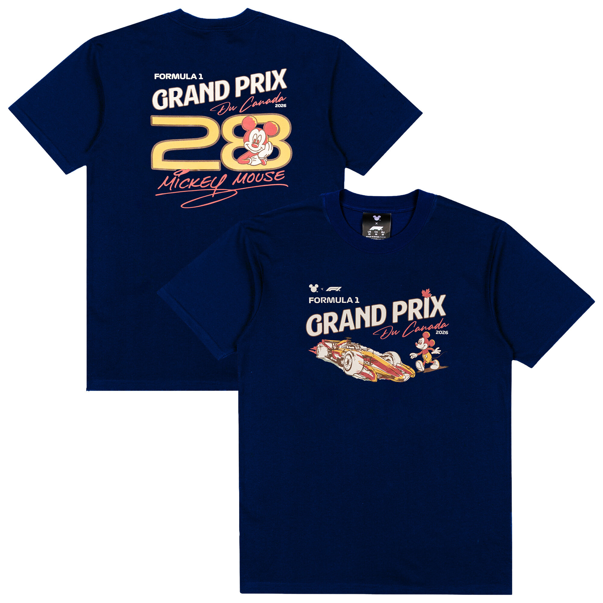 Formula 1 X Disney Special Edition Canada GP T-Shirt - Navy - Unisex, , rebel_hi-res
