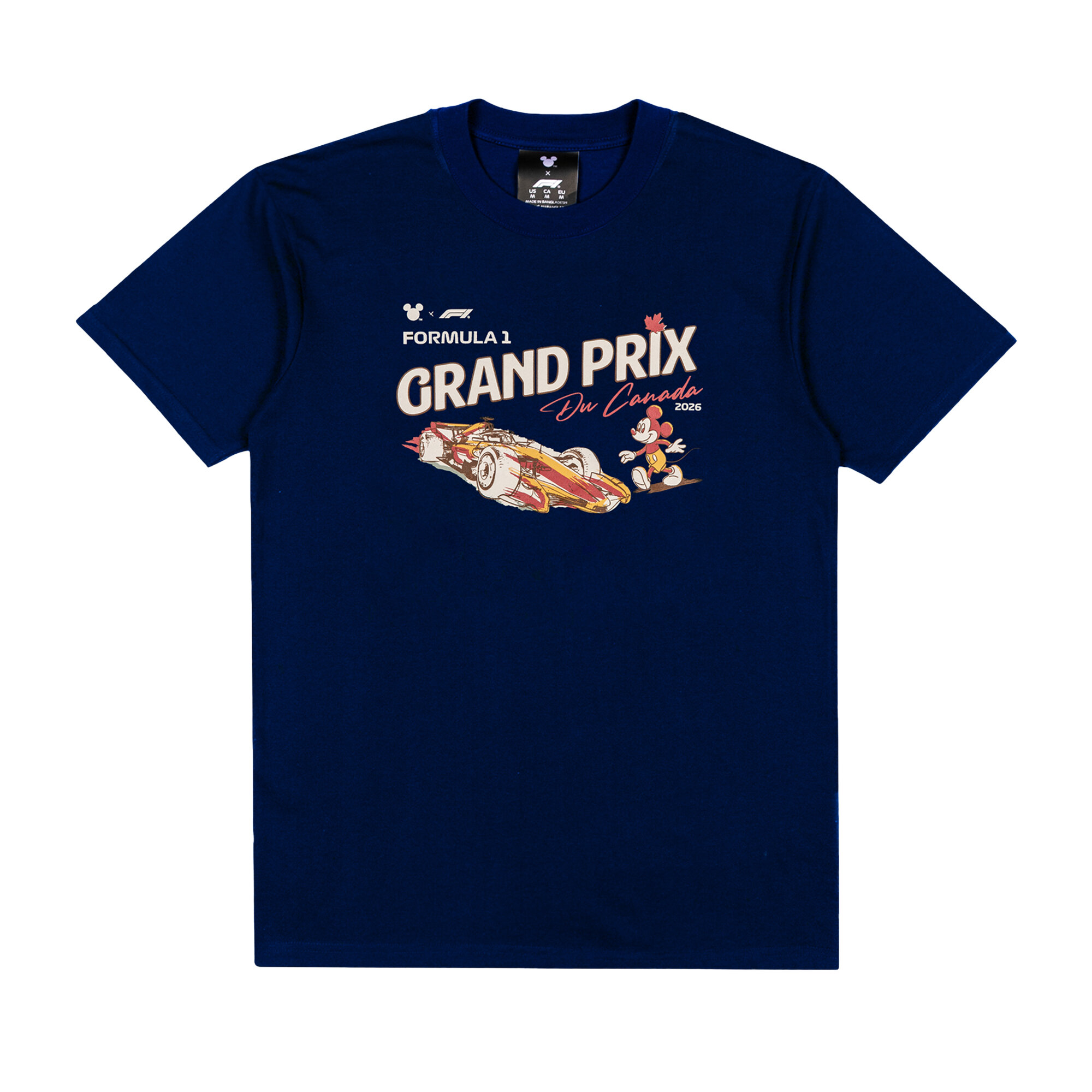Formula 1 X Disney Special Edition Canada GP T-Shirt - Navy - Unisex, , rebel_hi-res