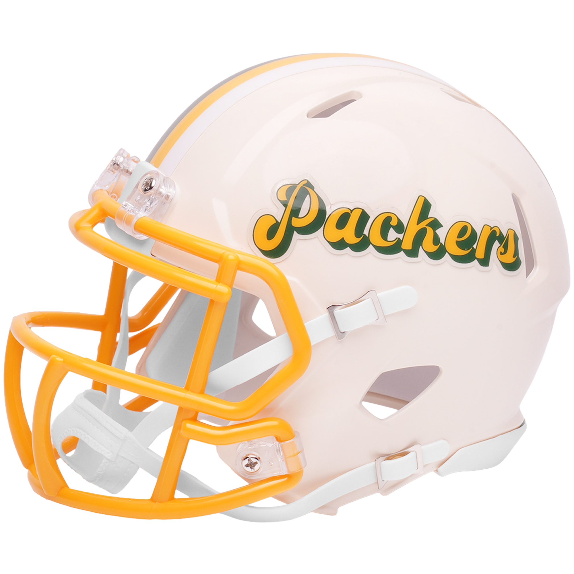 Green Bay Packers Riddell Retro Speed Mini Helmet, , rebel_hi-res