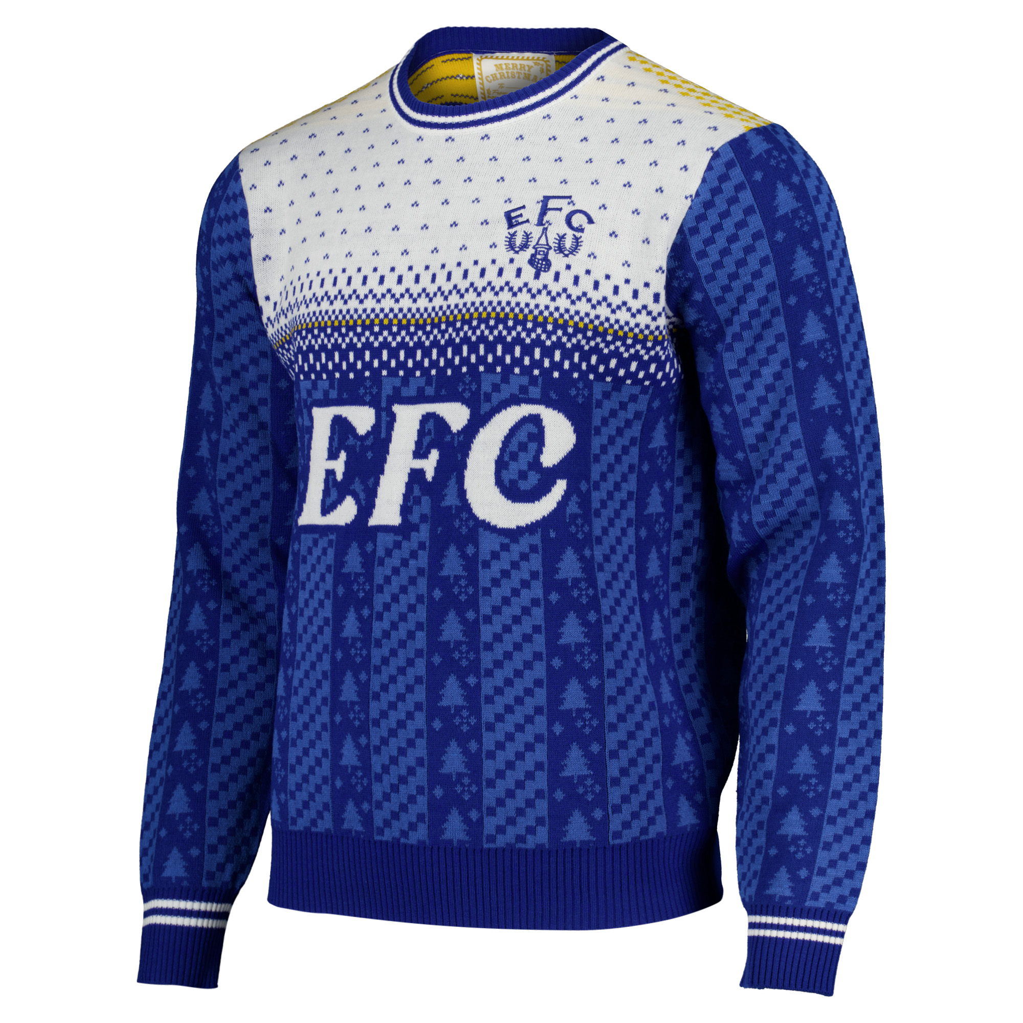 Everton Retro Christmas Jumper - Royal - Unisex, , rebel_hi-res