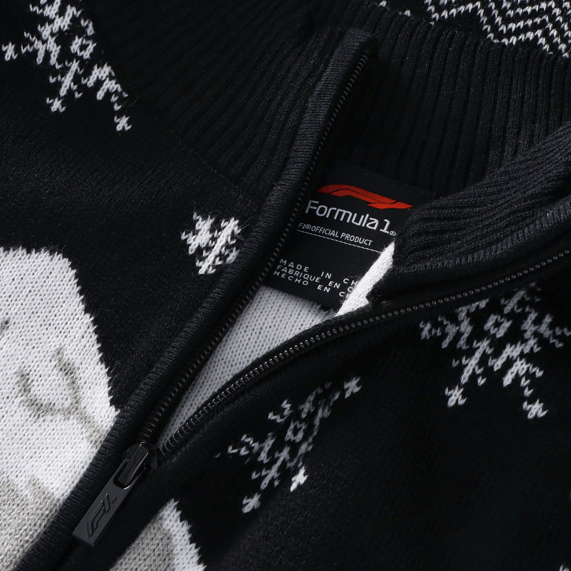 Formula 1 Christmas 1/4 Zip Jumper, , rebel_hi-res
