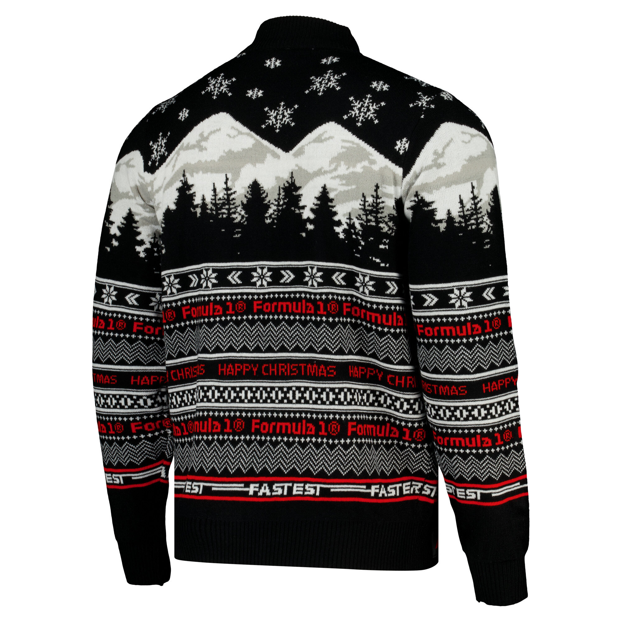 Formula 1 Christmas 1/4 Zip Jumper, , rebel_hi-res