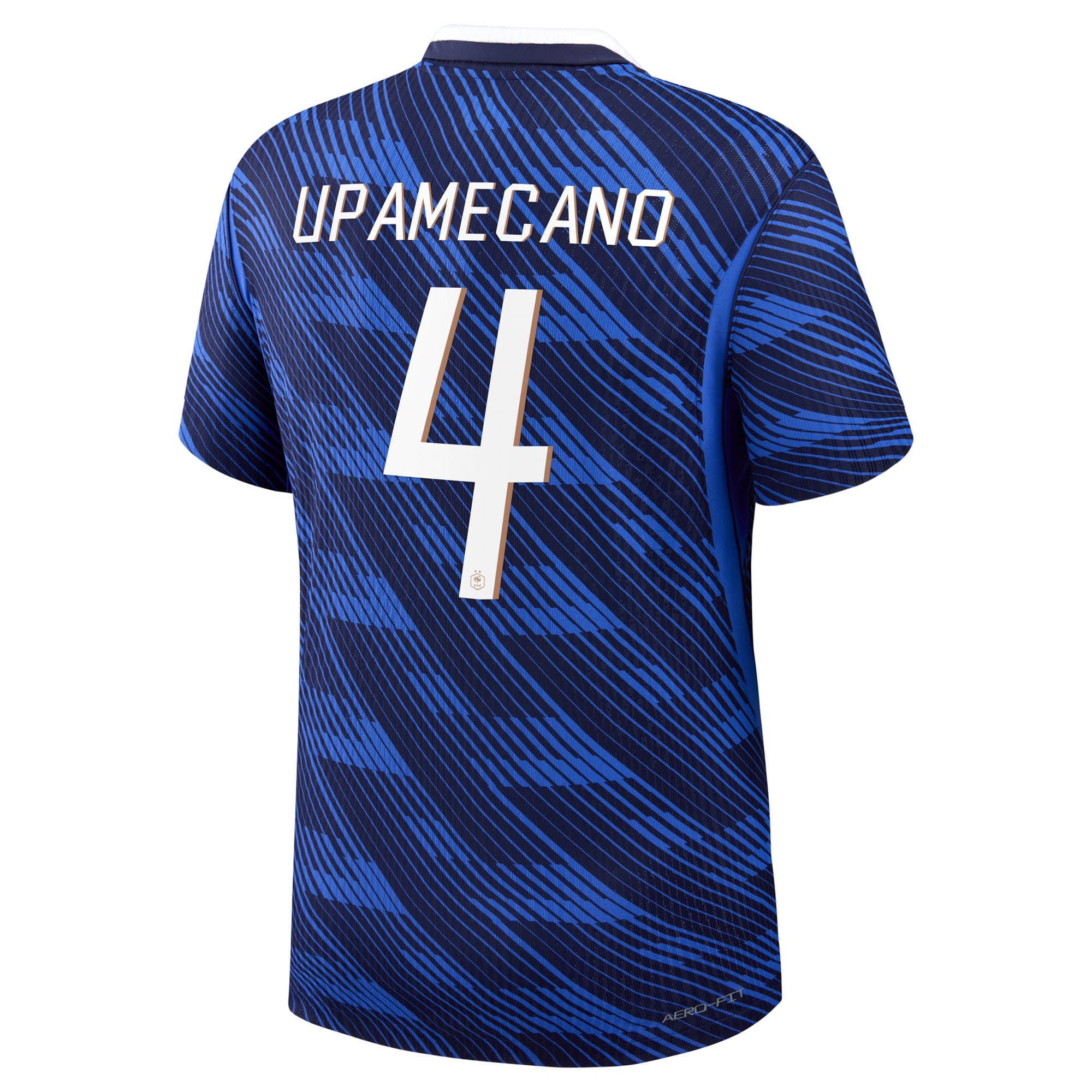 France Nike Home Aero-Fit Match Shirt 2026 with Upamecano 4 printing, , rebel_hi-res