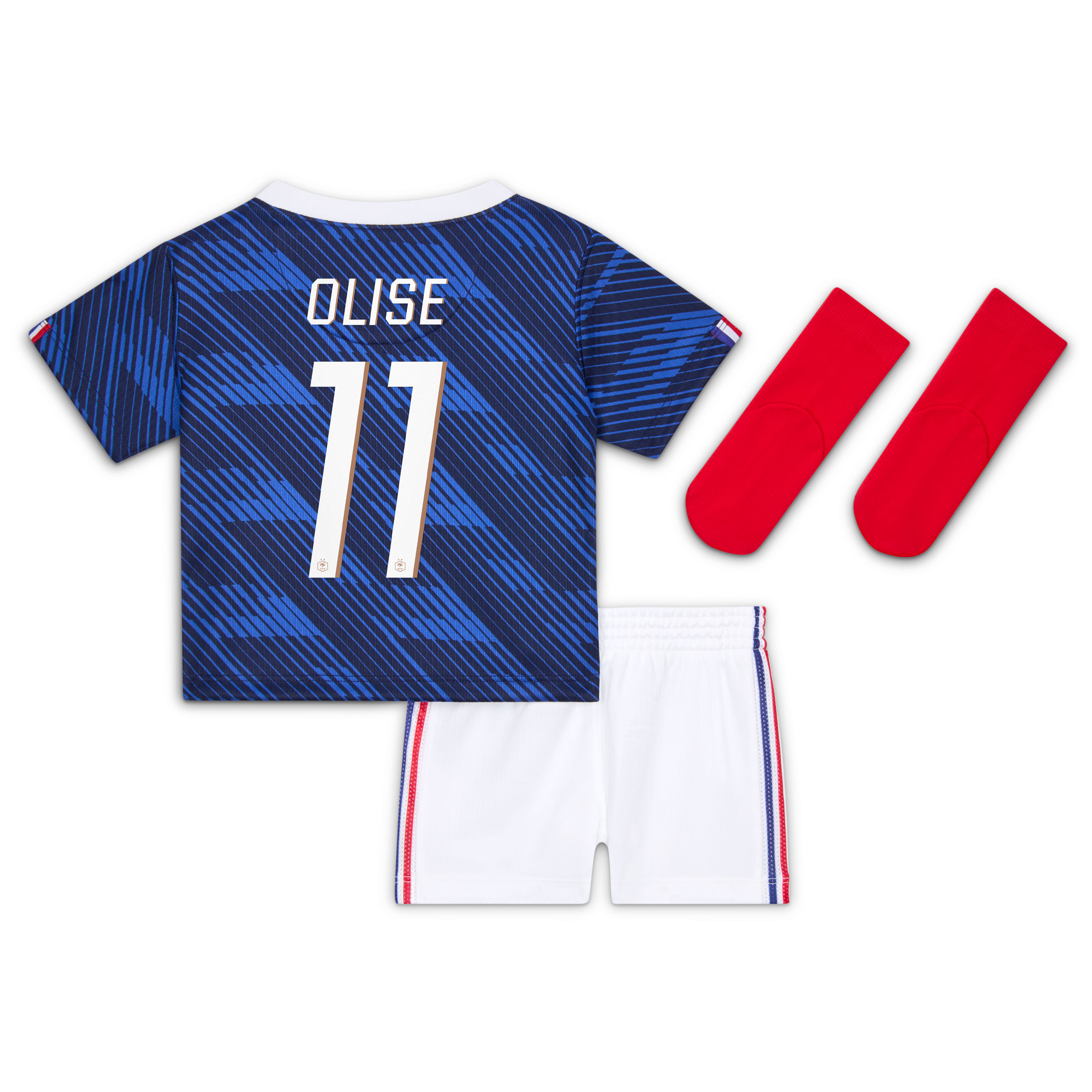 France Nike Home Stadium Kit - 2026 - Infant with Olise 11 printing, , rebel_hi-res