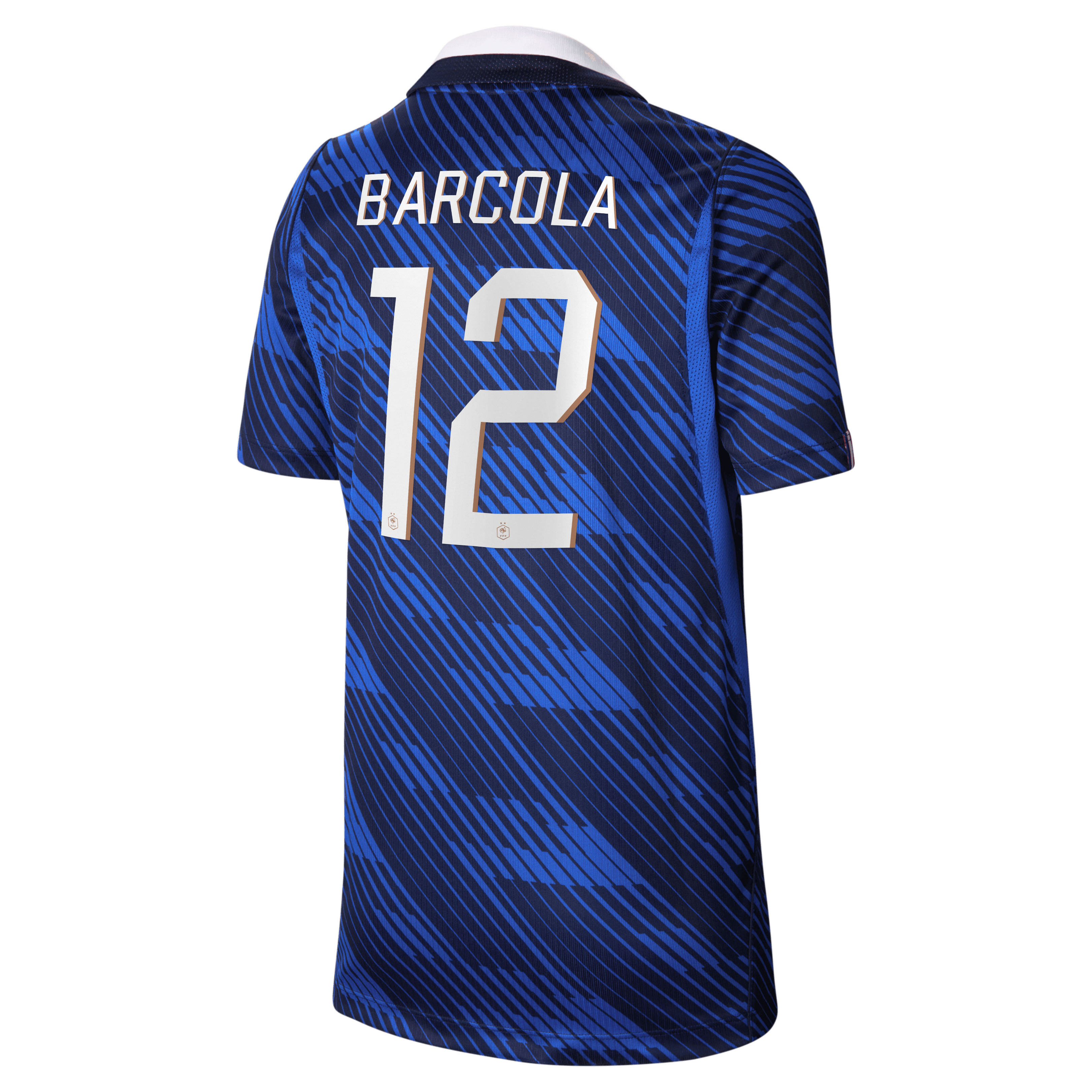 France Nike Home Stadium Shirt 2026 - Kids with Barcola 12 printing, , rebel_hi-res