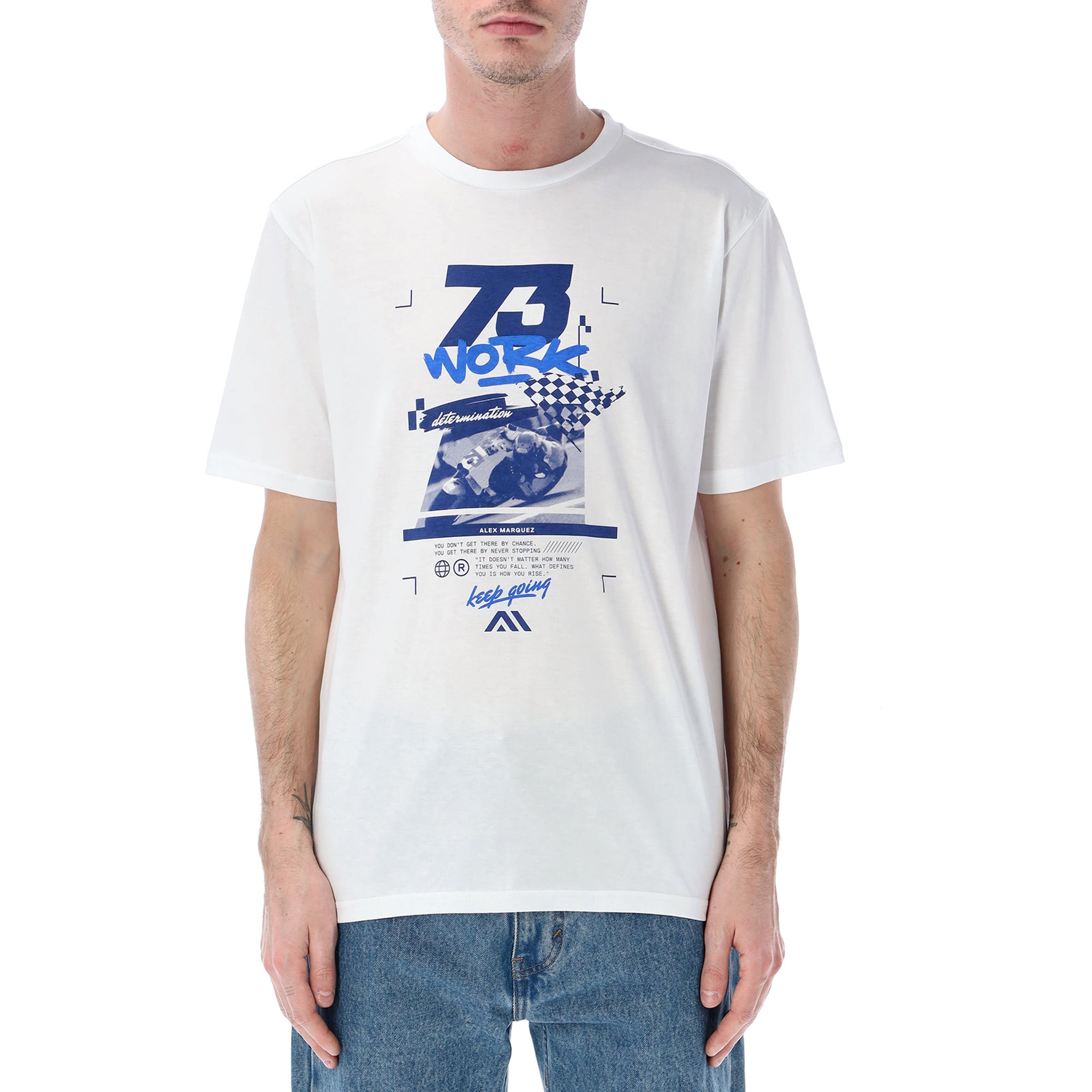 Alex Marquez 73 Graphic T-Shirt - White, , rebel_hi-res