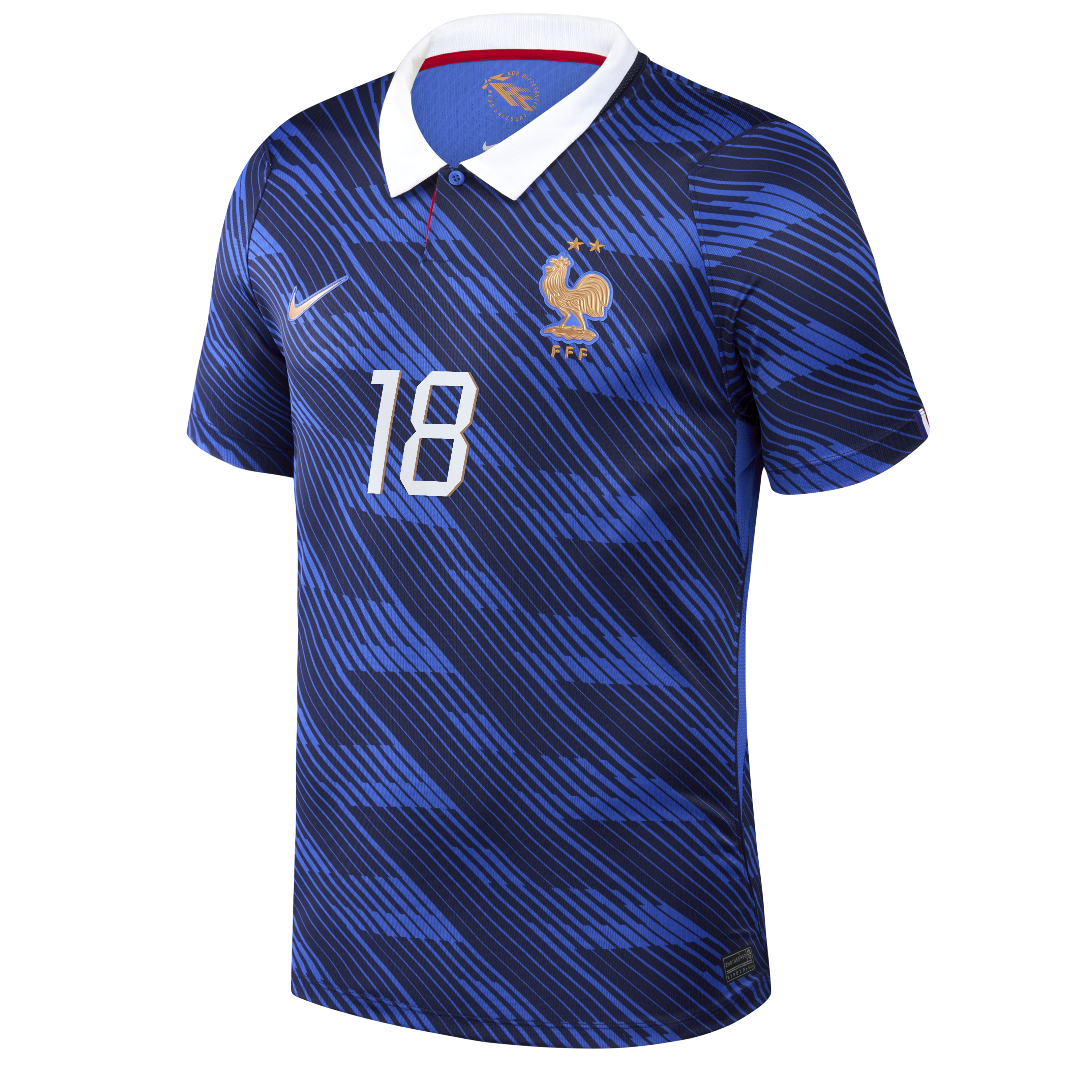 France Nike Home Stadium Shirt 2026 with Akliouche 18 printing, , rebel_hi-res