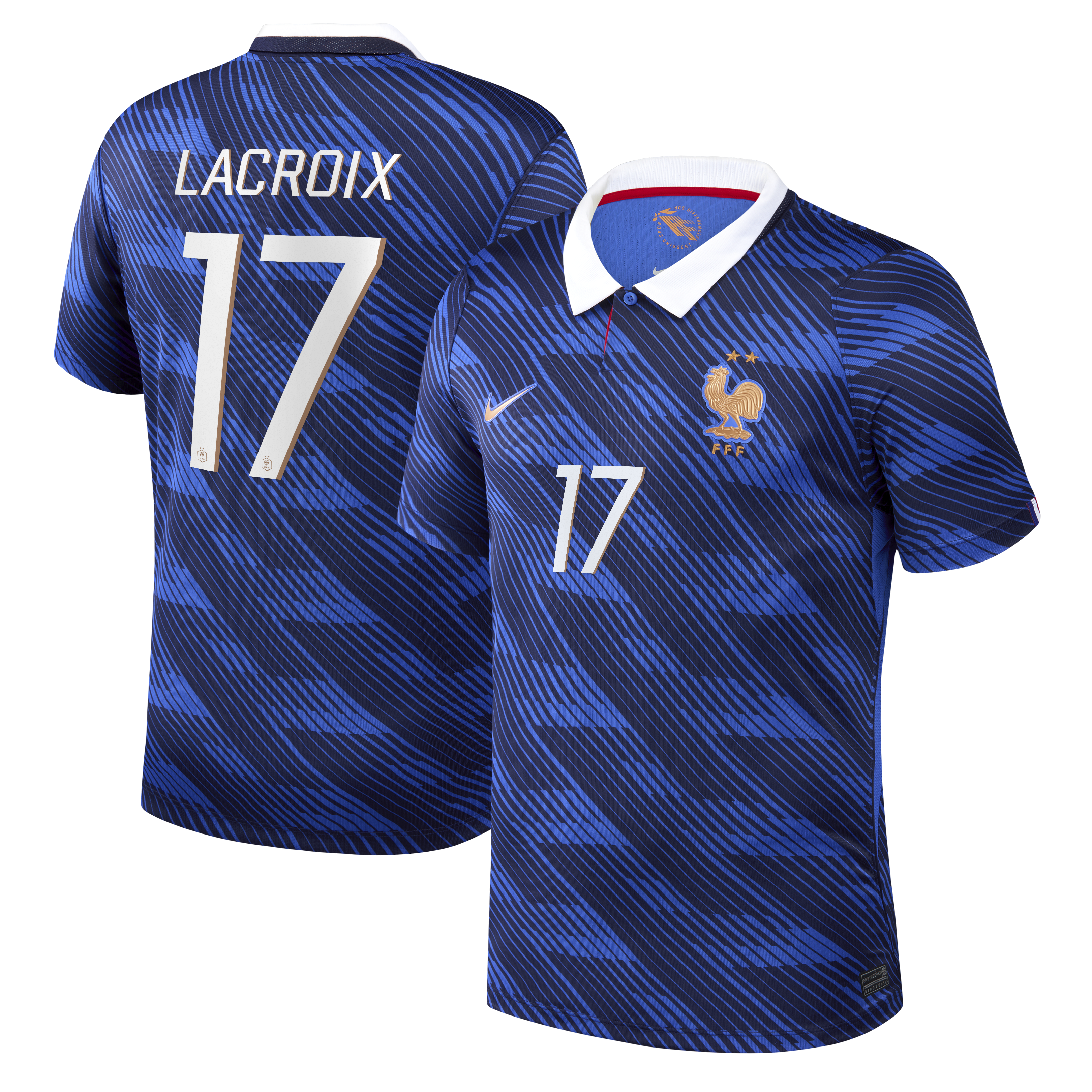 France Nike Home Stadium Shirt 2026 with Lacroix 17 printing, , rebel_hi-res