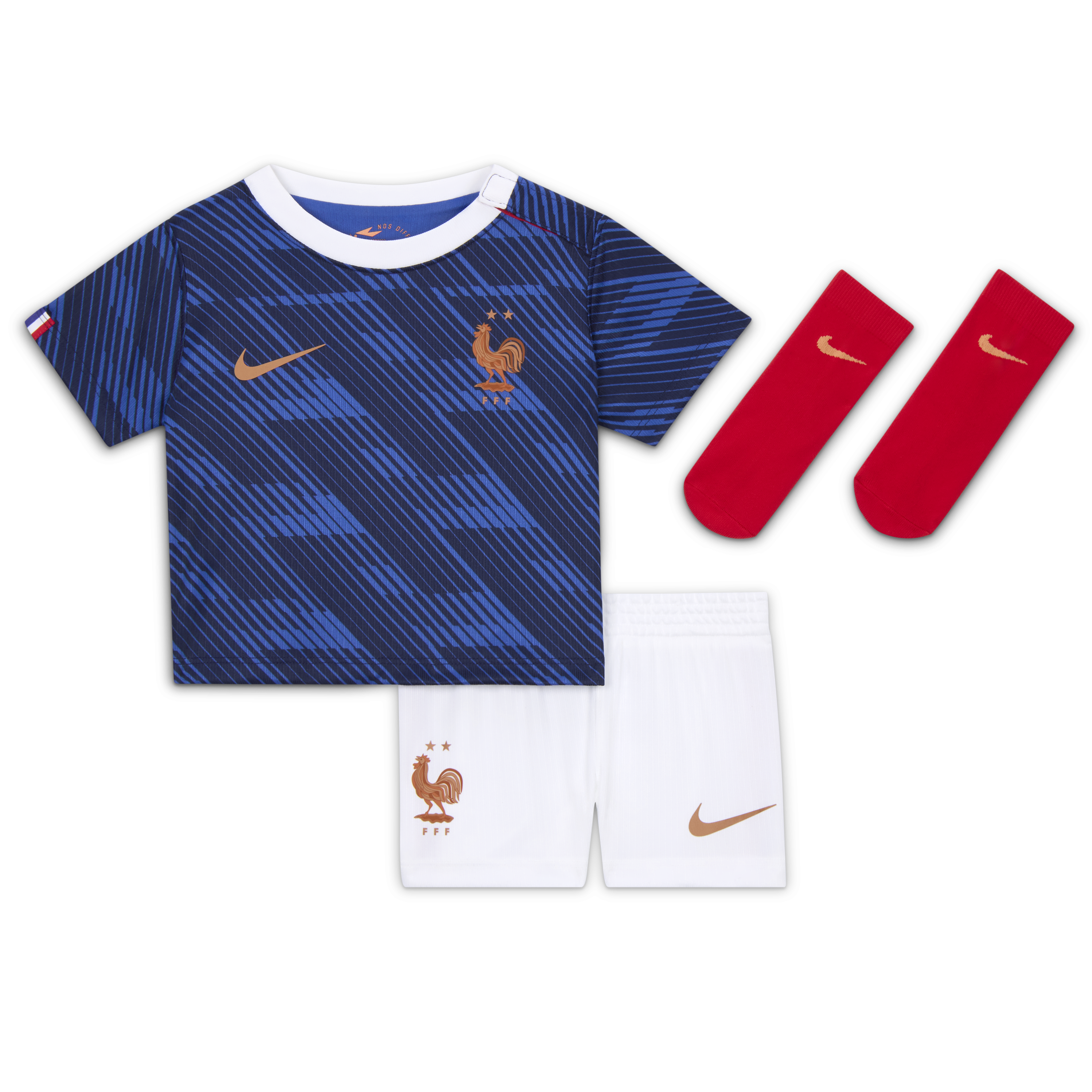 France Nike Home Stadium Kit - 2026 - Infant with Lacroix 17 printing, , rebel_hi-res