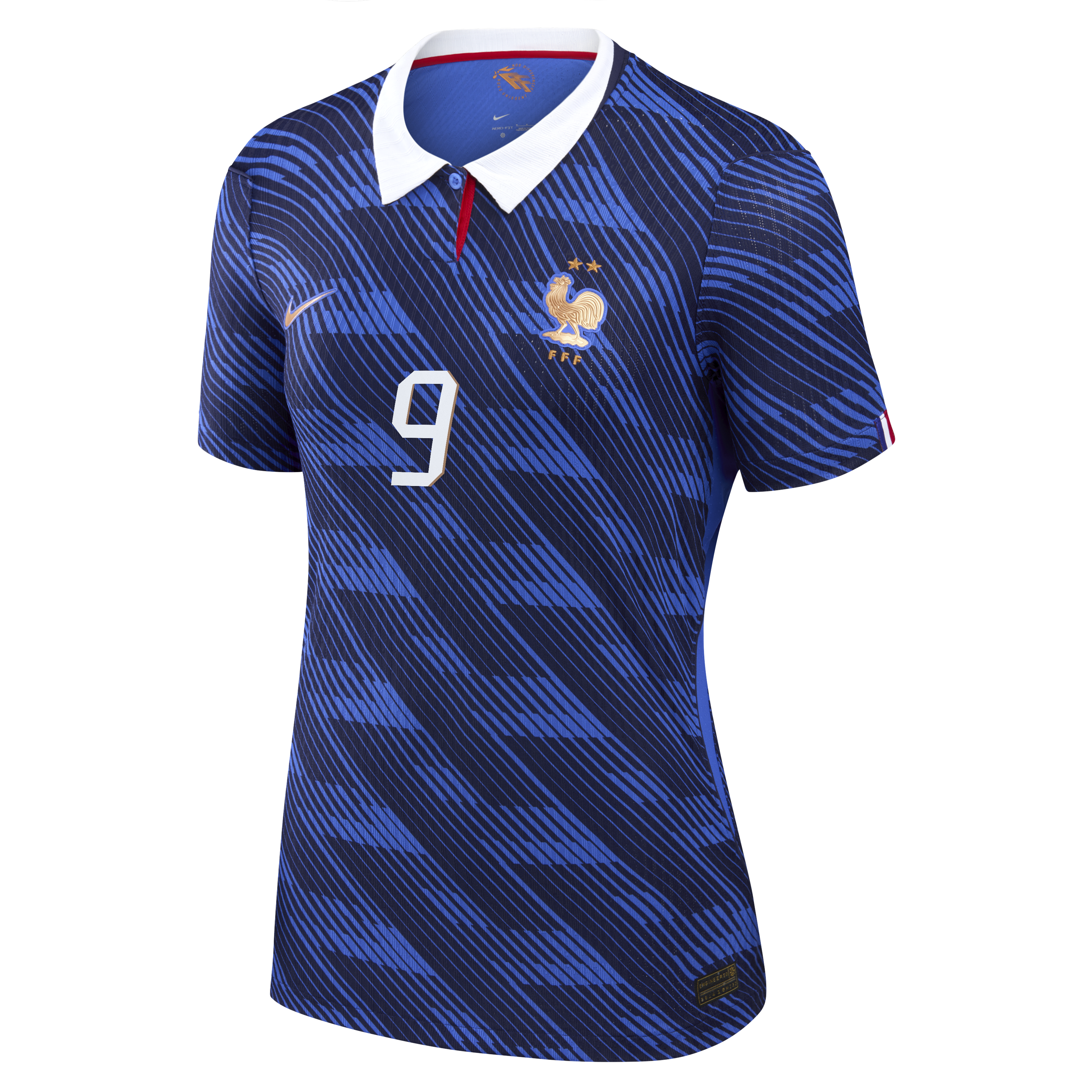 France Nike Home Aero-Fit Match Shirt 2026 - Womens with Cherki 9 printing, , rebel_hi-res