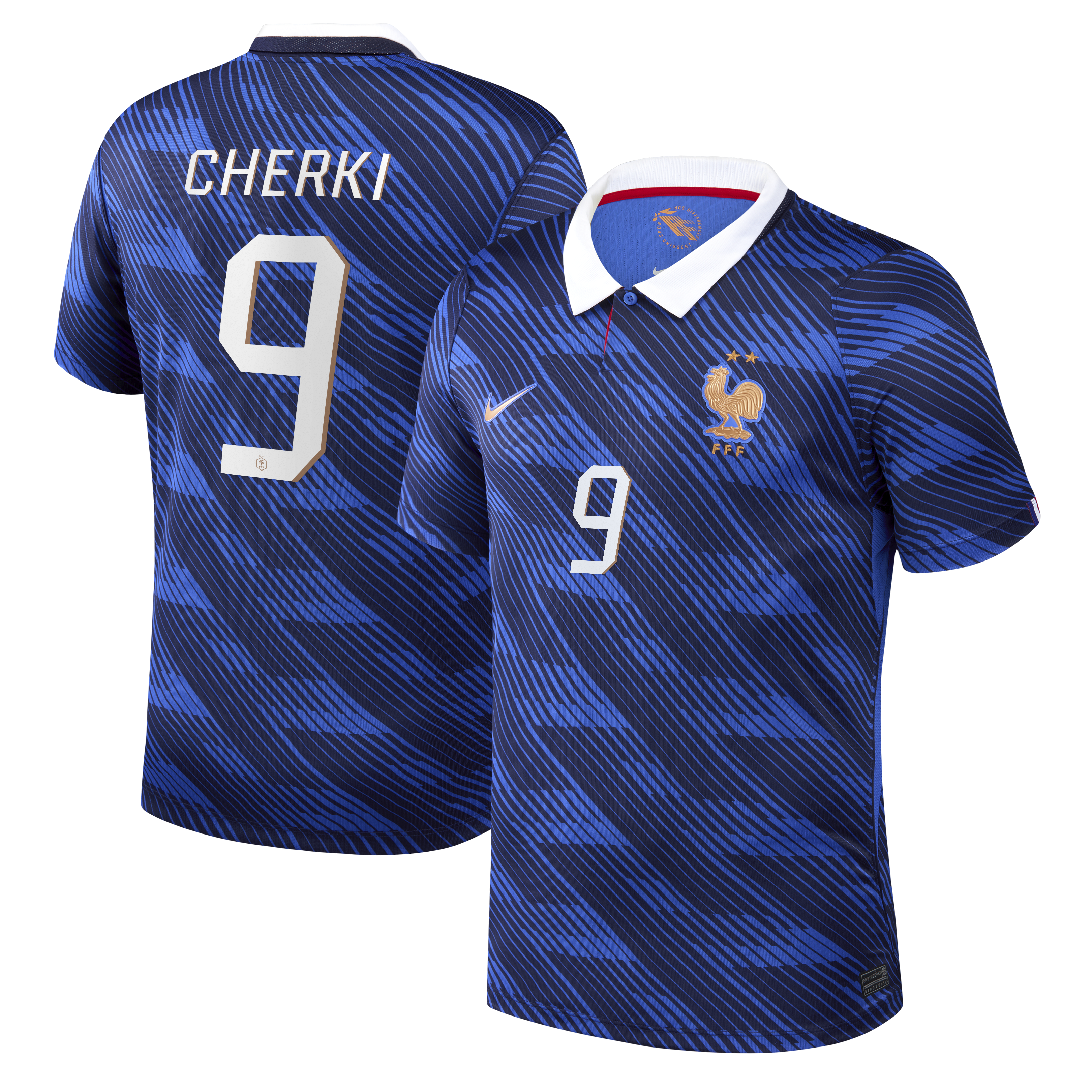 France Nike Home Stadium Shirt 2026 with Cherki 9 printing, , rebel_hi-res