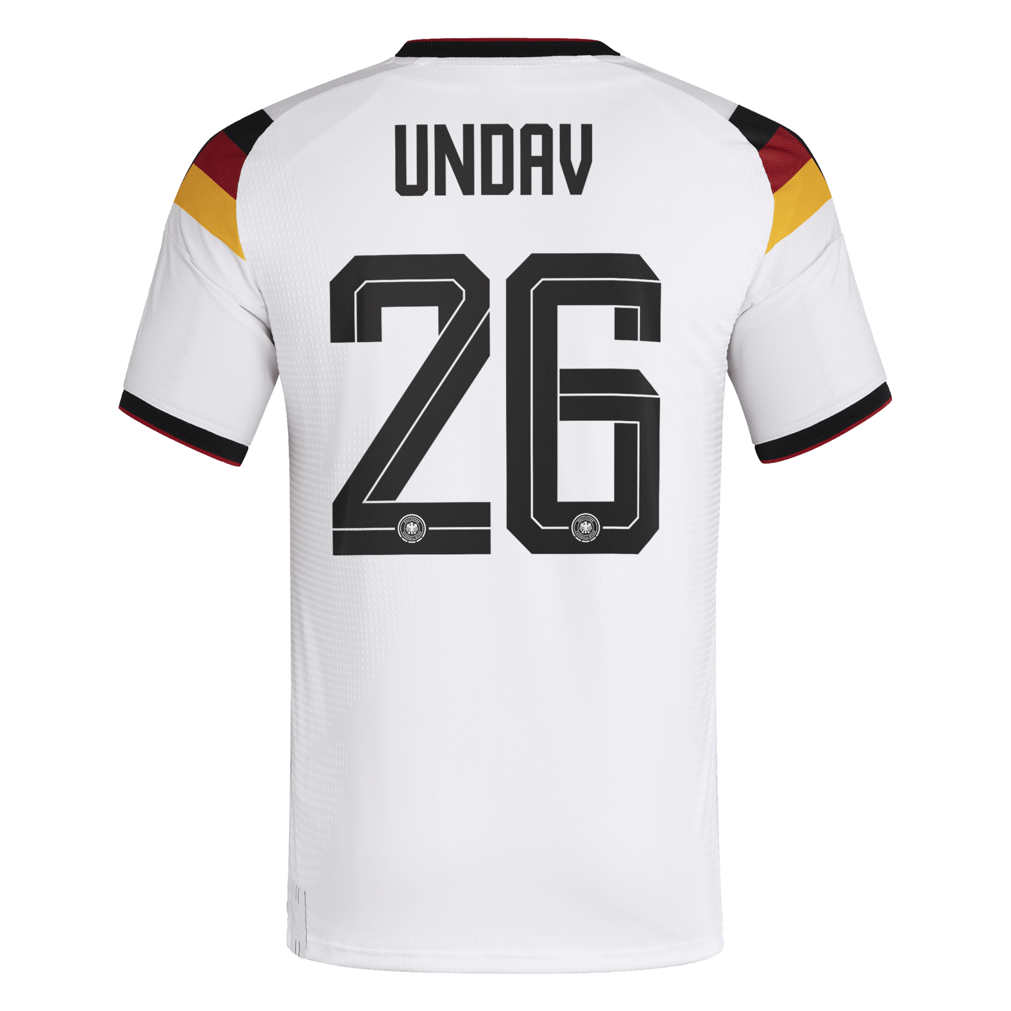 Germany National Team adidas Home Authentic Shirt 2026 with Undav 13 printing, , rebel_hi-res