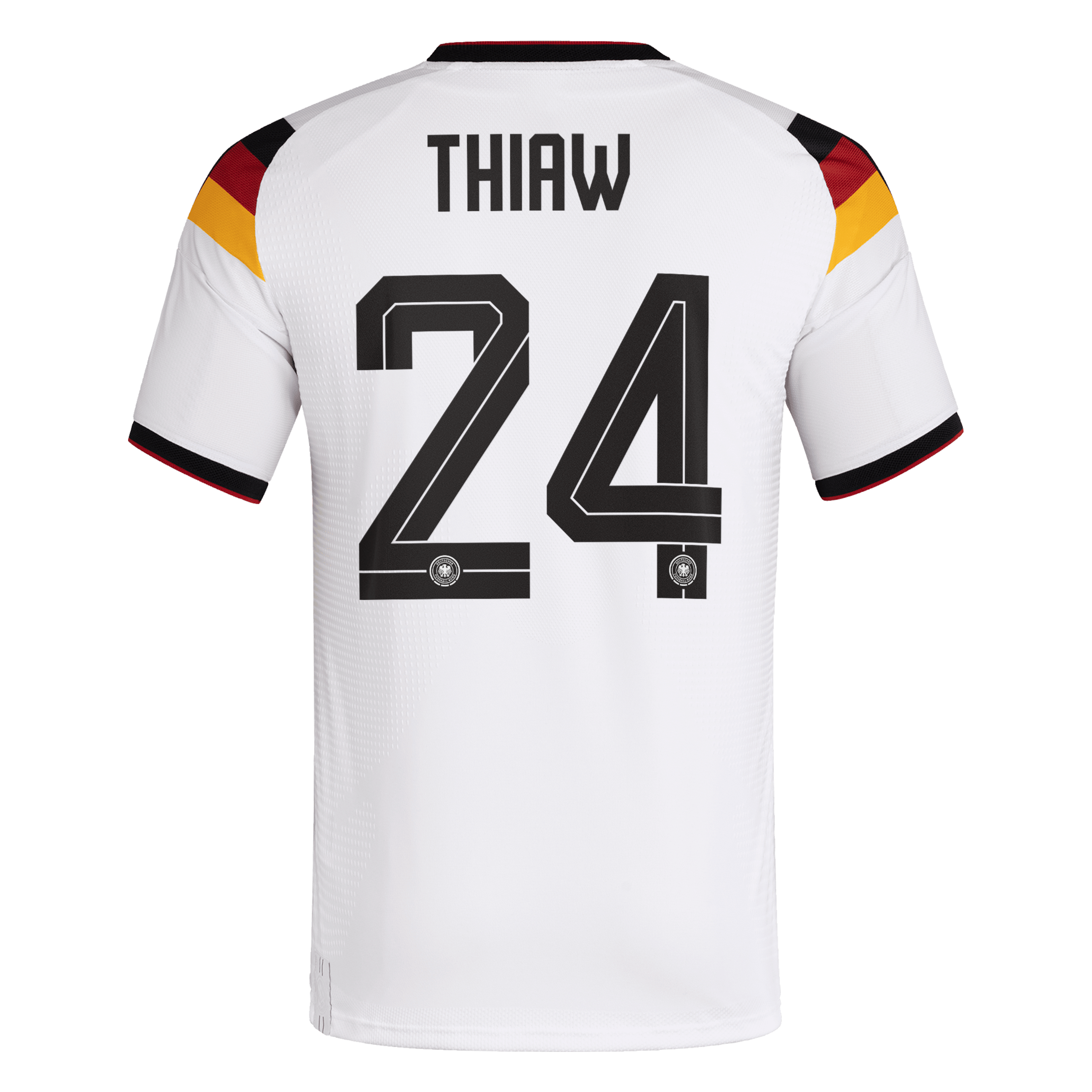 Germany National Team adidas Home Authentic Shirt 2026 with Thiaw 26 printing, , rebel_hi-res