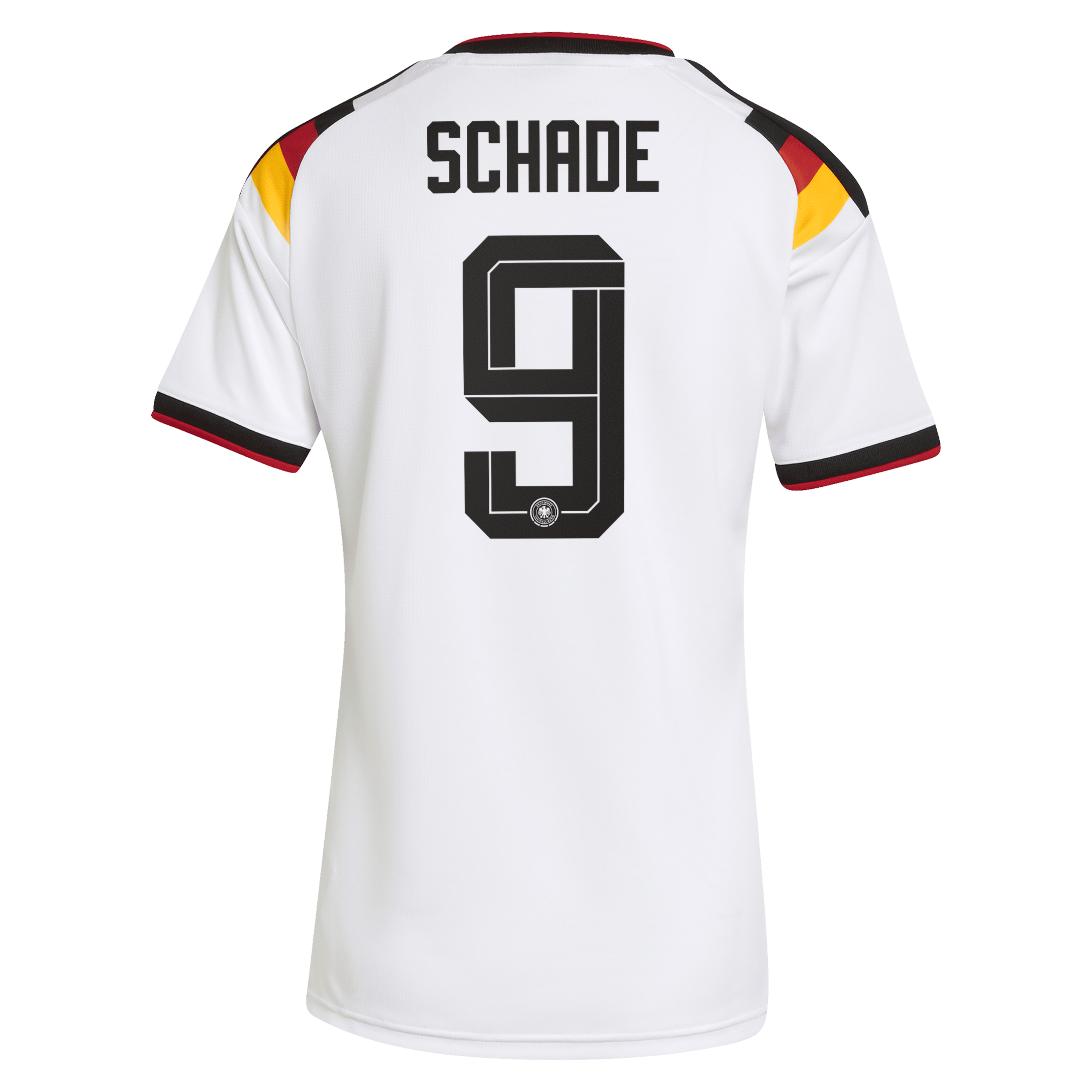 Germany National Team adidas Home Shirt 2026 - Womens with Schade 9 printing, , rebel_hi-res