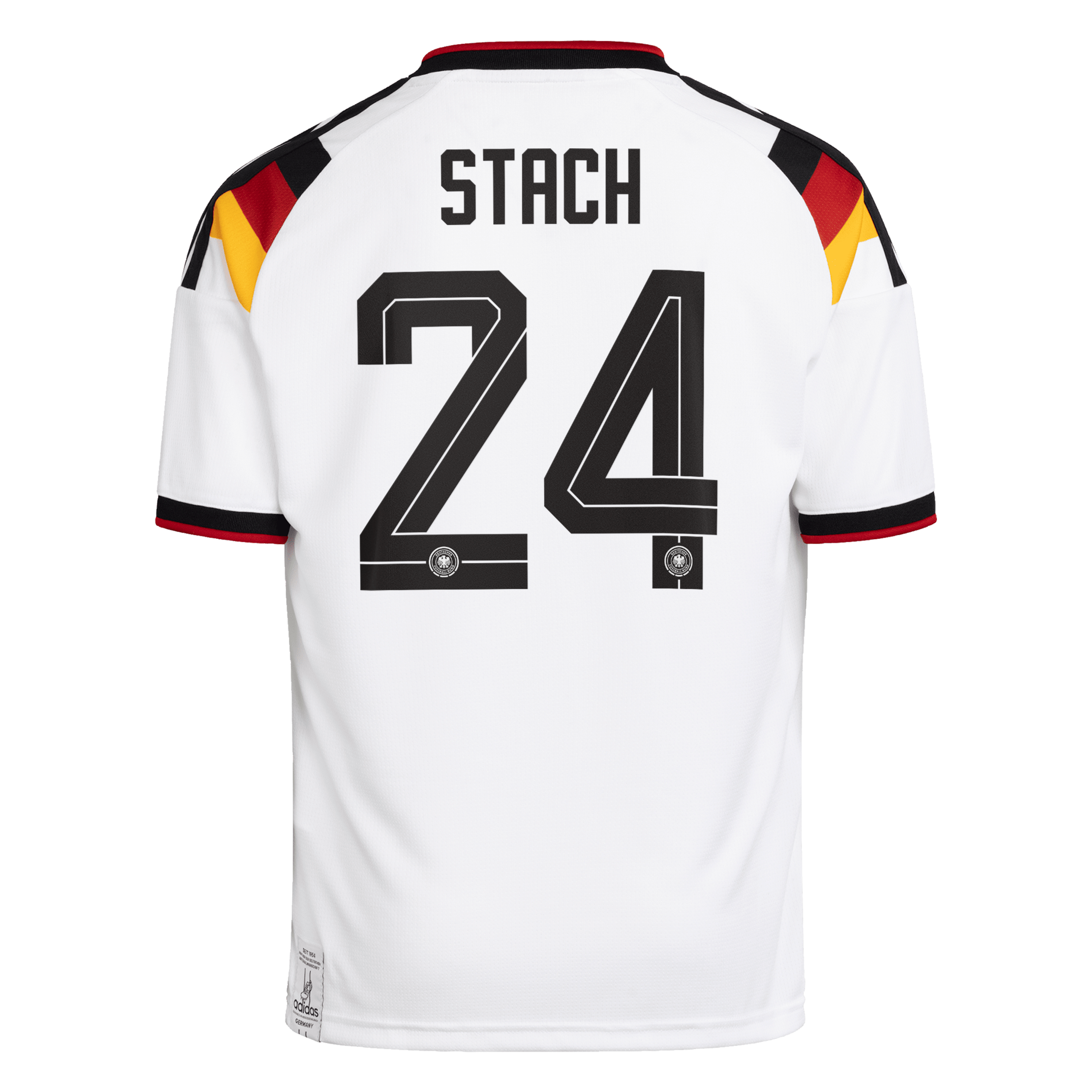Germany National Team adidas Home Shirt 2026 - Kids with Stach 24 printing, , rebel_hi-res