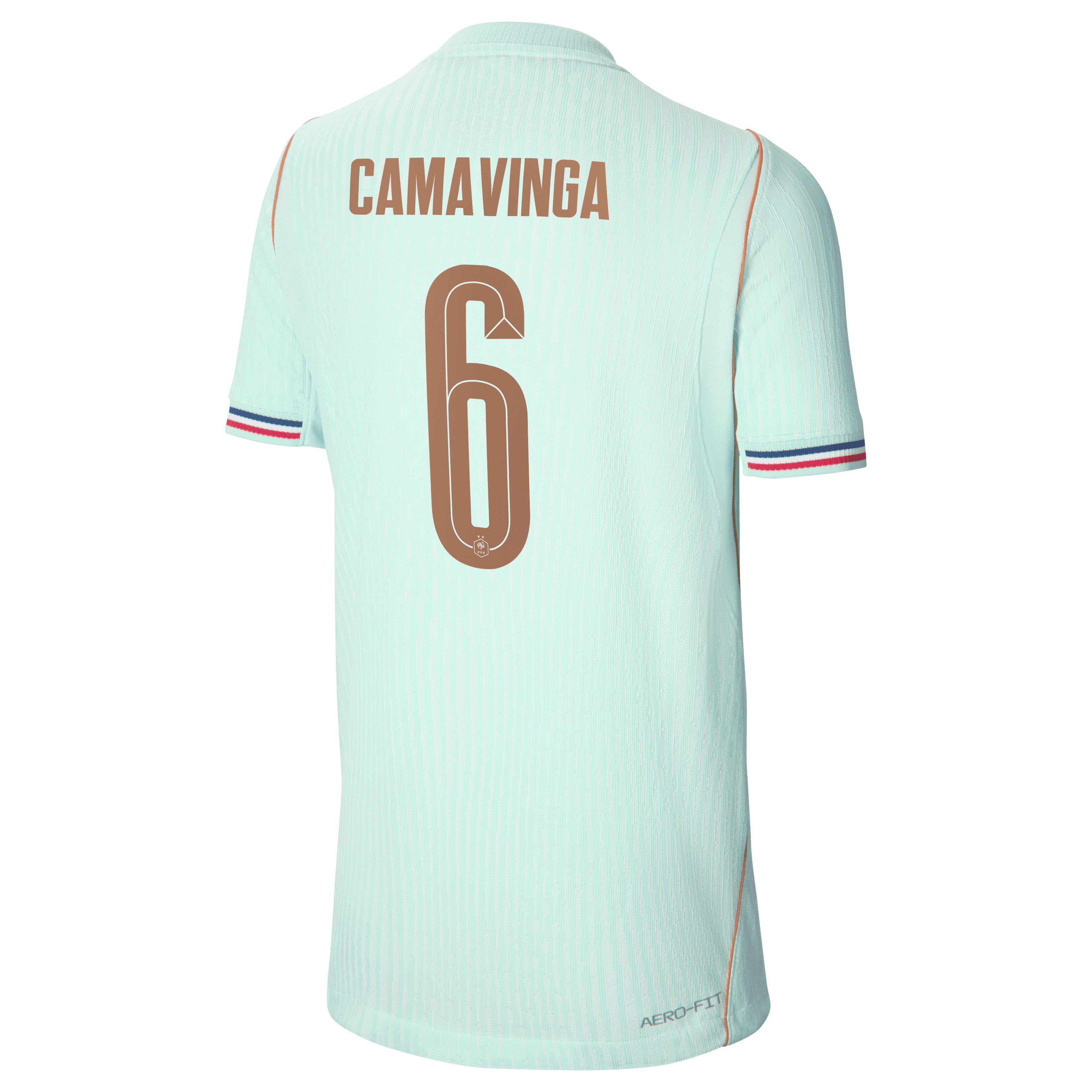 France Nike Away Aero-Fit Match Shirt 2026 - Kids with Camavinga 6 printing, , rebel_hi-res