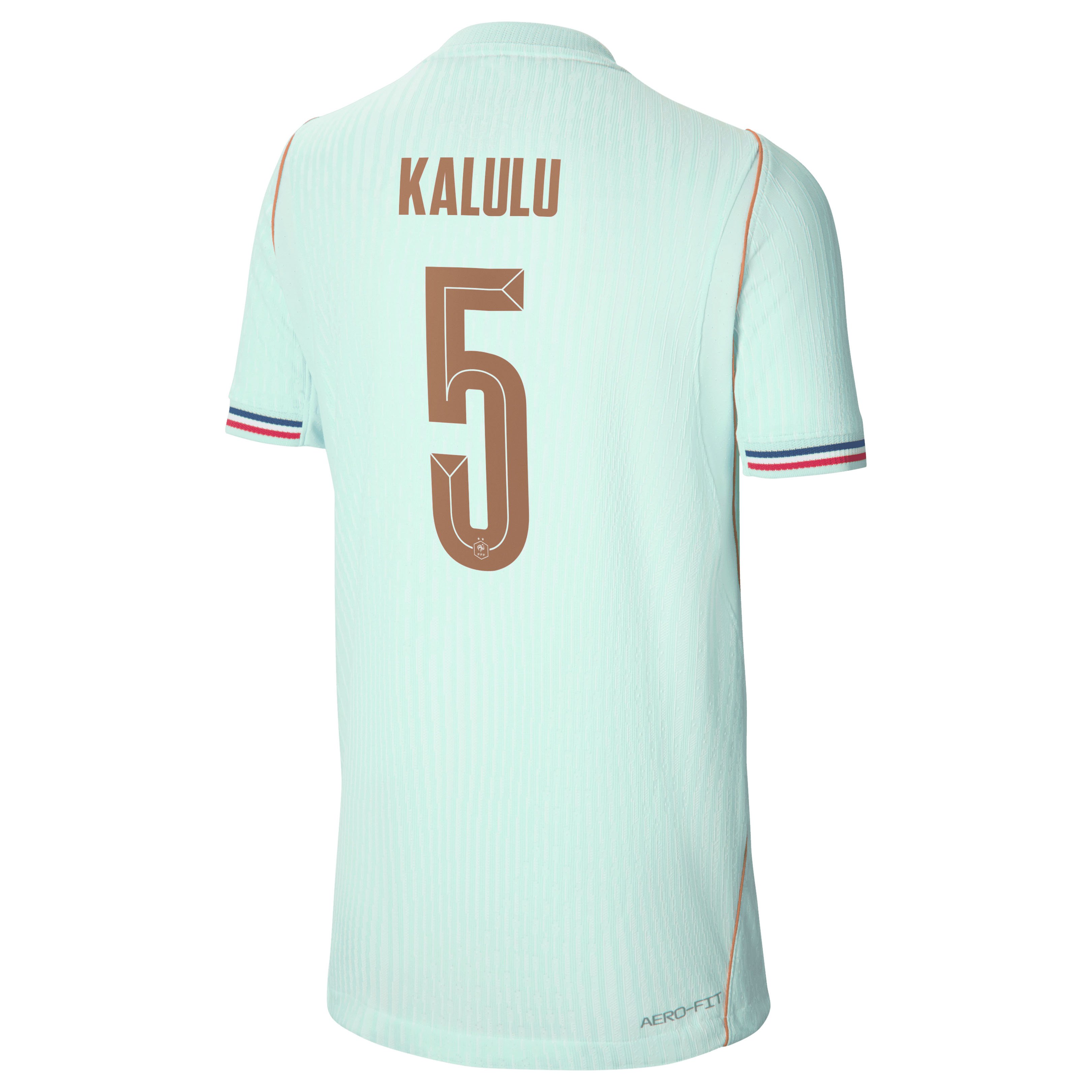 France Nike Away Aero-Fit Match Shirt 2026 - Kids with Kalulu 5 printing, , rebel_hi-res