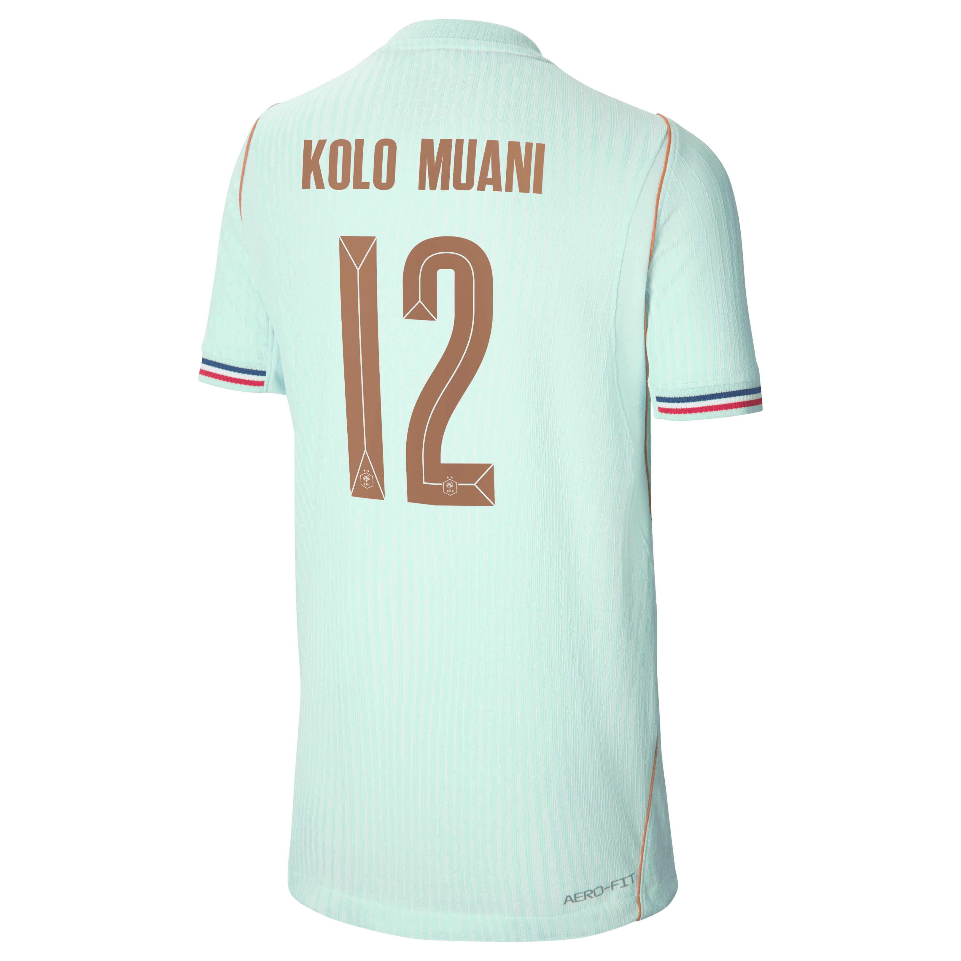 France Nike Away Aero-Fit Match Shirt 2026 - Kids with Kolo Muani 12 printing, , rebel_hi-res