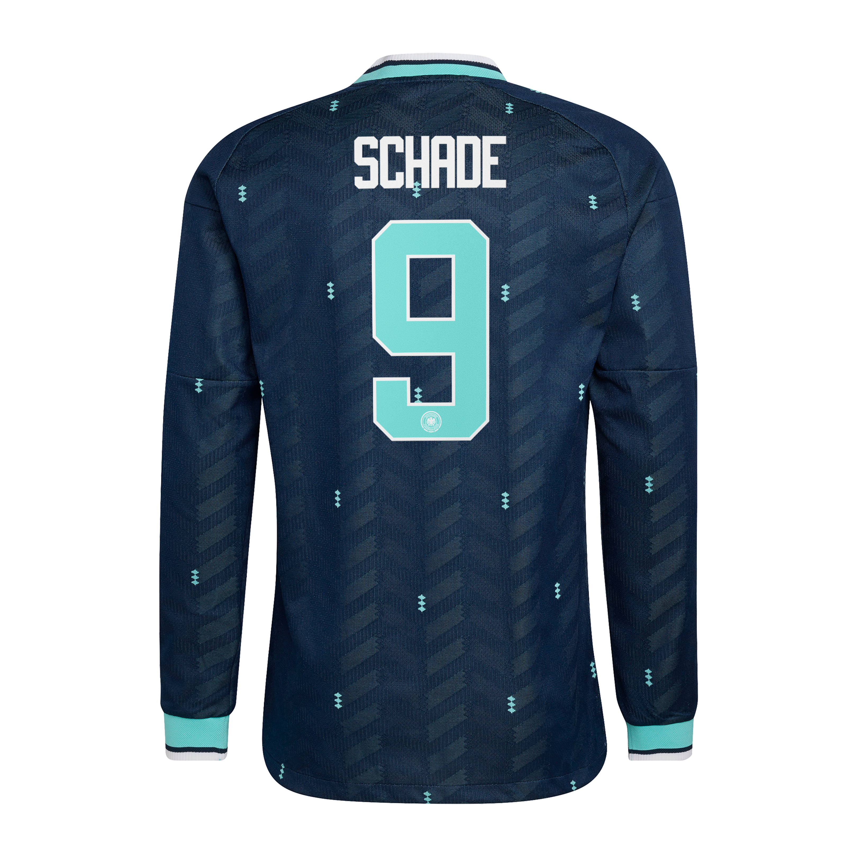 Germany National Team adidas Away Authentic Shirt 2026 - Long Sleeve with Schade 9 printing, , rebel_hi-res