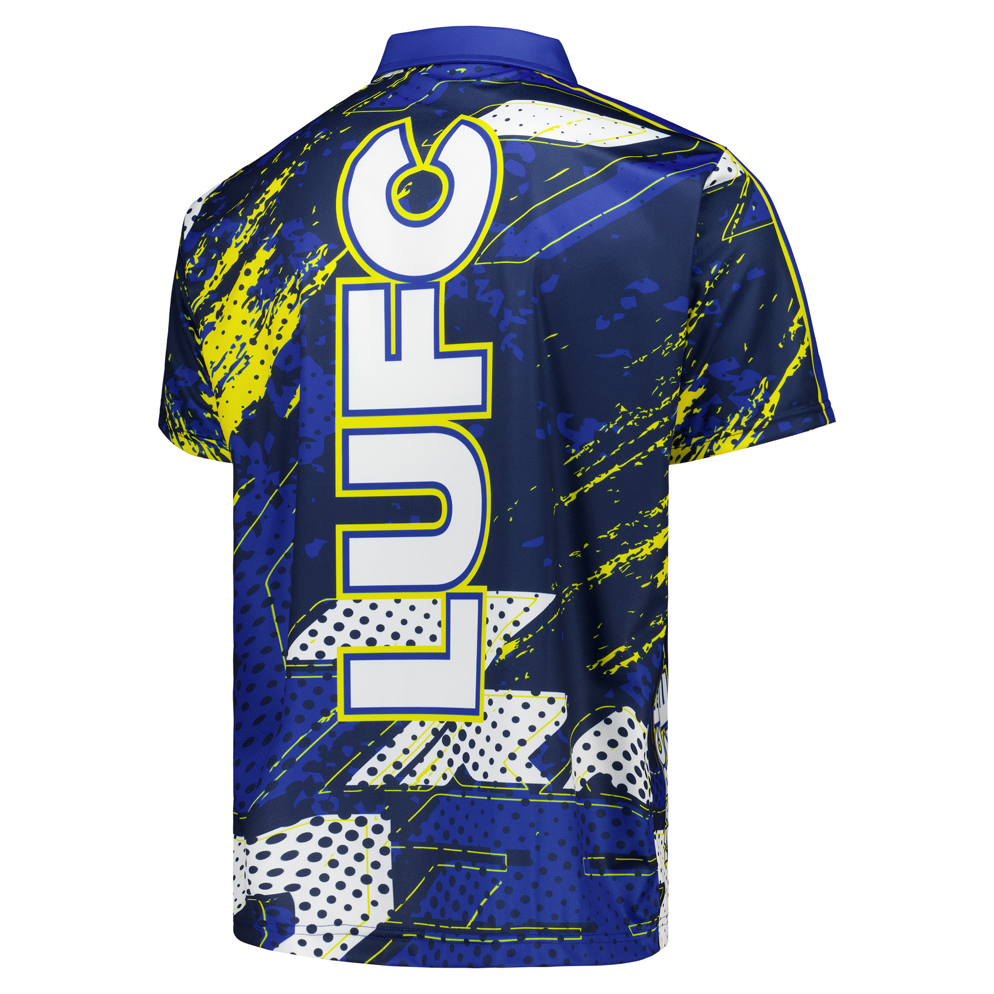 Leeds United Darts Shirt - Blue - Mens, , rebel_hi-res