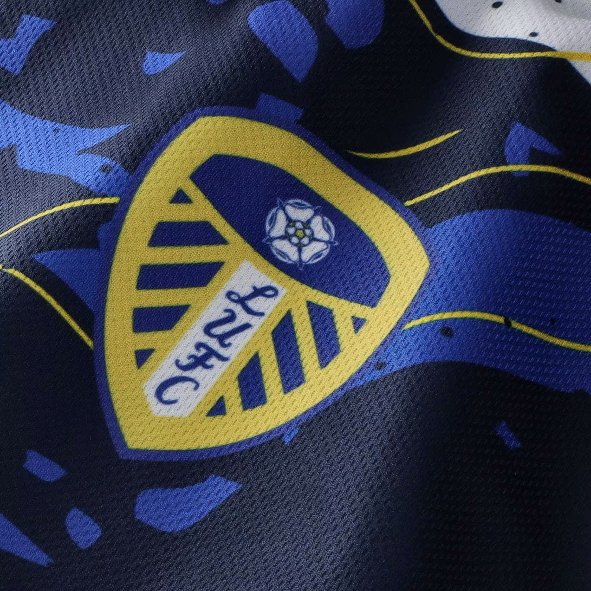 Leeds United Darts Shirt - Blue - Mens, , rebel_hi-res