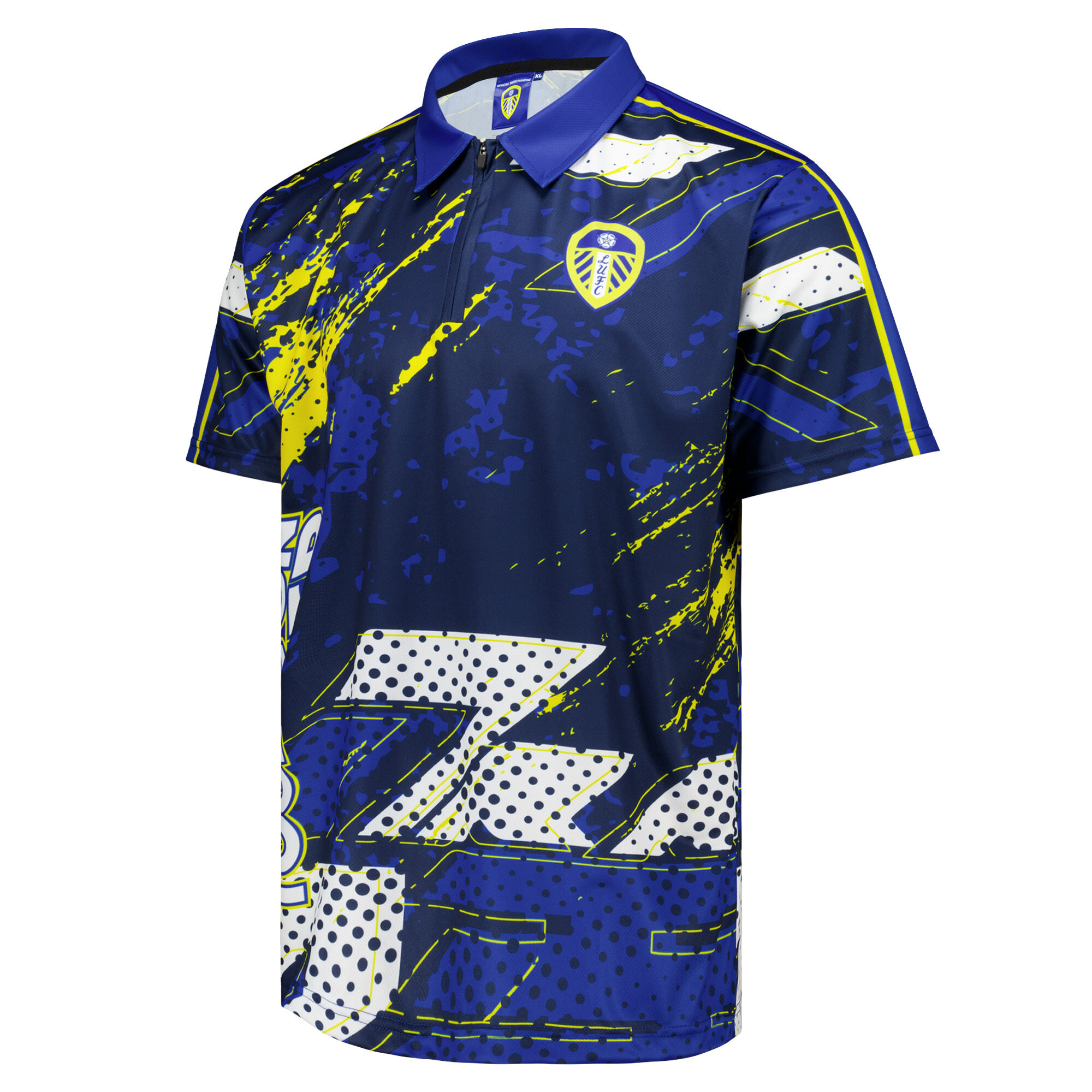 Leeds United Darts Shirt - Blue - Kids, , rebel_hi-res