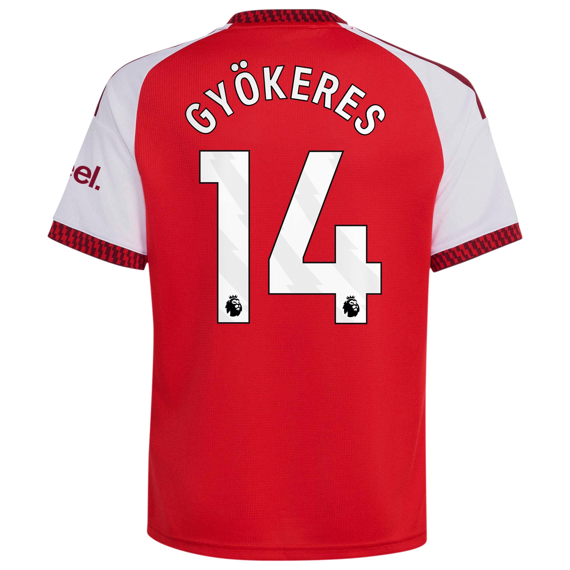 Arsenal adidas Home Shirt 2026-27 - Kids with Gy&ouml;keres 14 printing, , rebel_hi-res