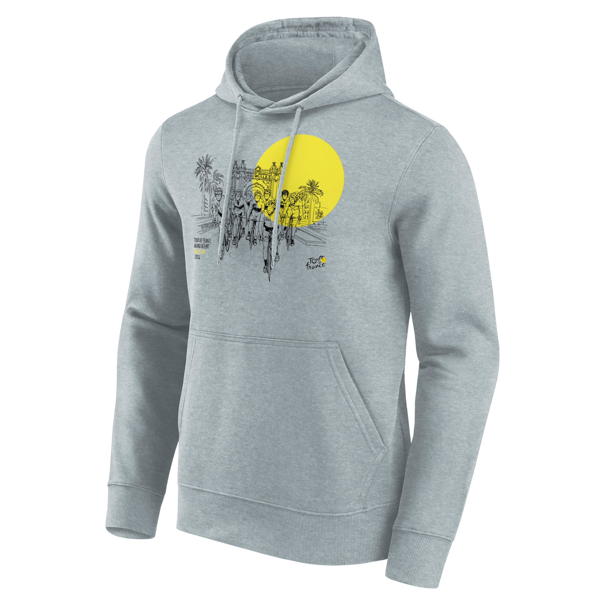 Tour de France Grand Depart Barc Hoodie - Grey, , rebel_hi-res