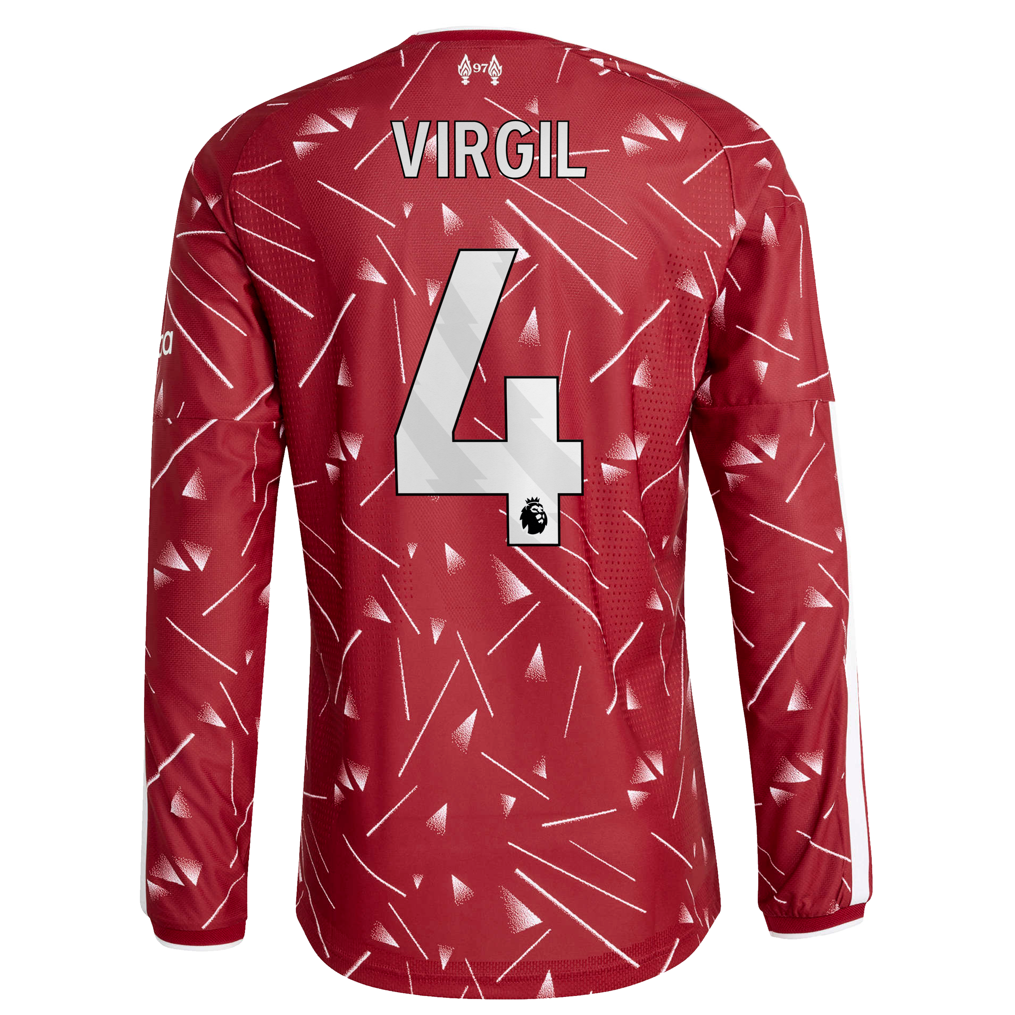 Liverpool adidas Home Authentic Shirt 2026-27 - Long sleeve with Virgil 4 printing, , rebel_hi-res
