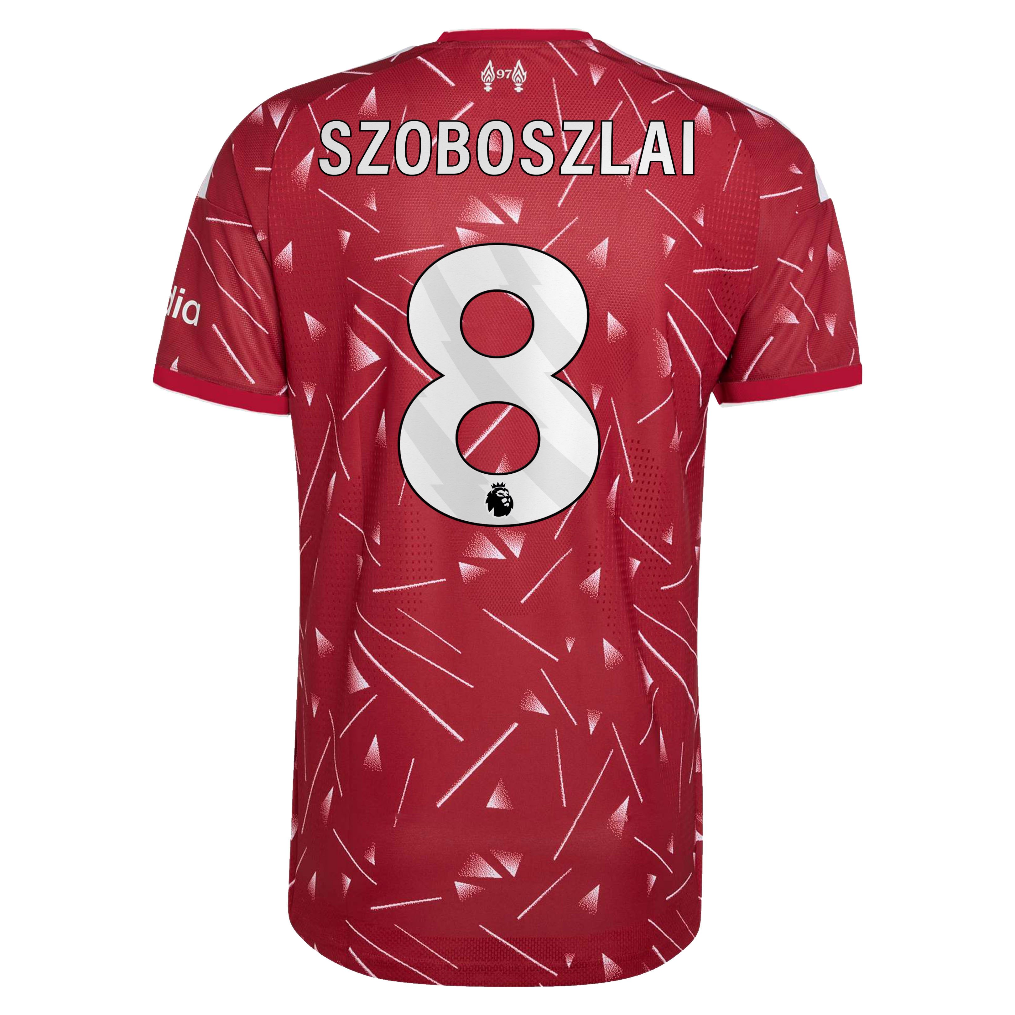Liverpool adidas Home Authentic Shirt 2026-27 with Szoboszlai 8 printing, , rebel_hi-res