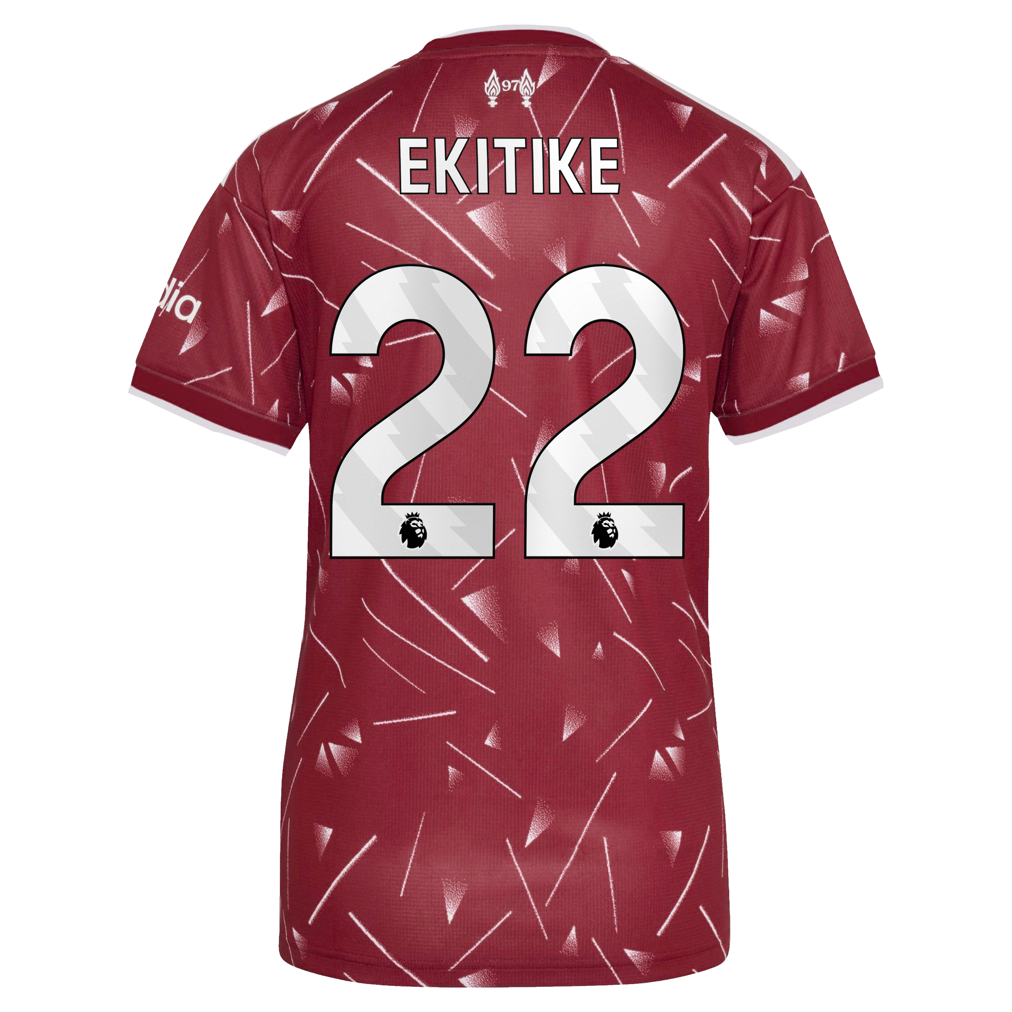 Liverpool adidas Home Shirt 2026-27 - Womens with Ekitike 22 printing, , rebel_hi-res