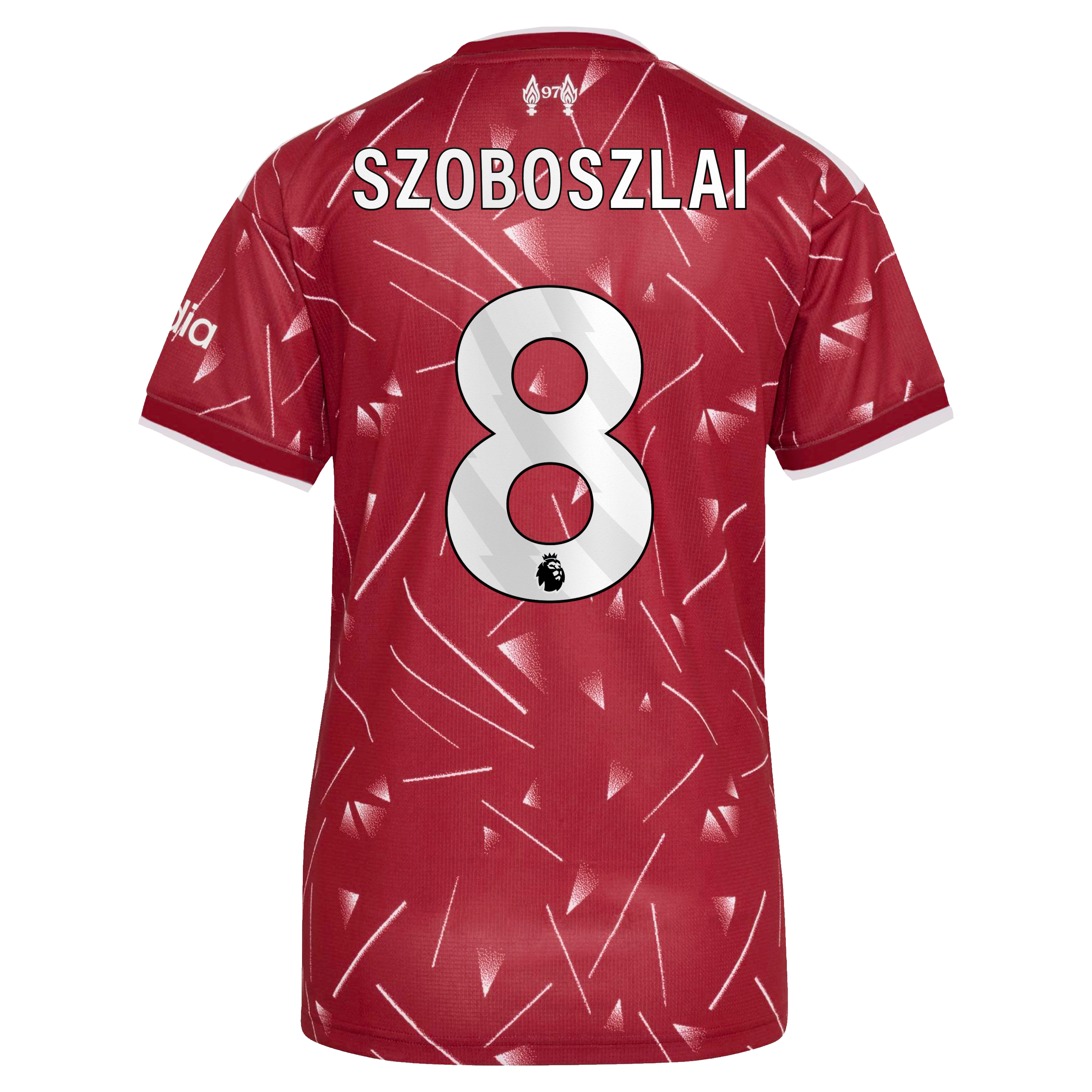 Liverpool adidas Home Shirt 2026-27 - Womens with Szoboszlai 8 printing, , rebel_hi-res
