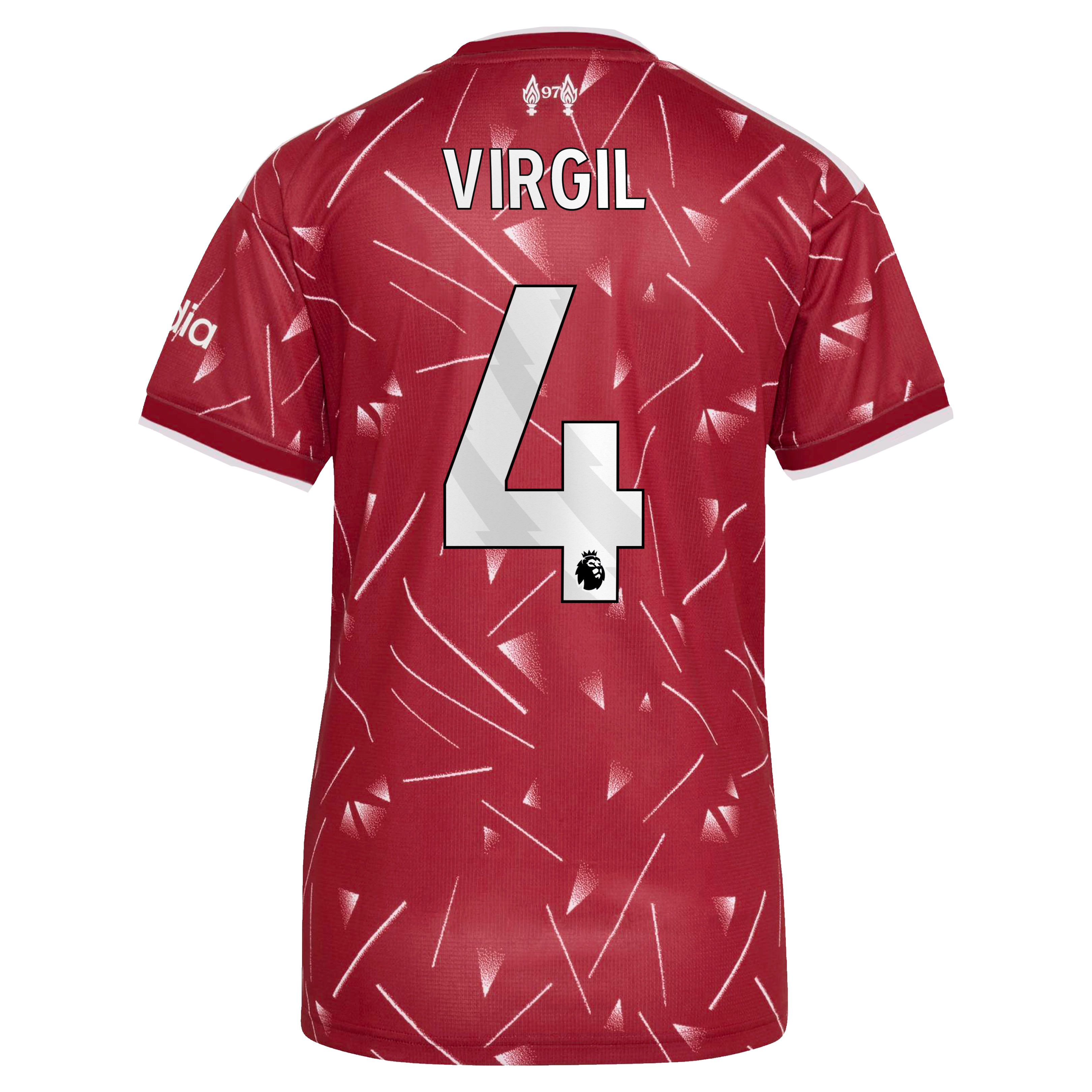 Liverpool adidas Home Shirt 2026-27 - Womens with Virgil 4 printing, , rebel_hi-res