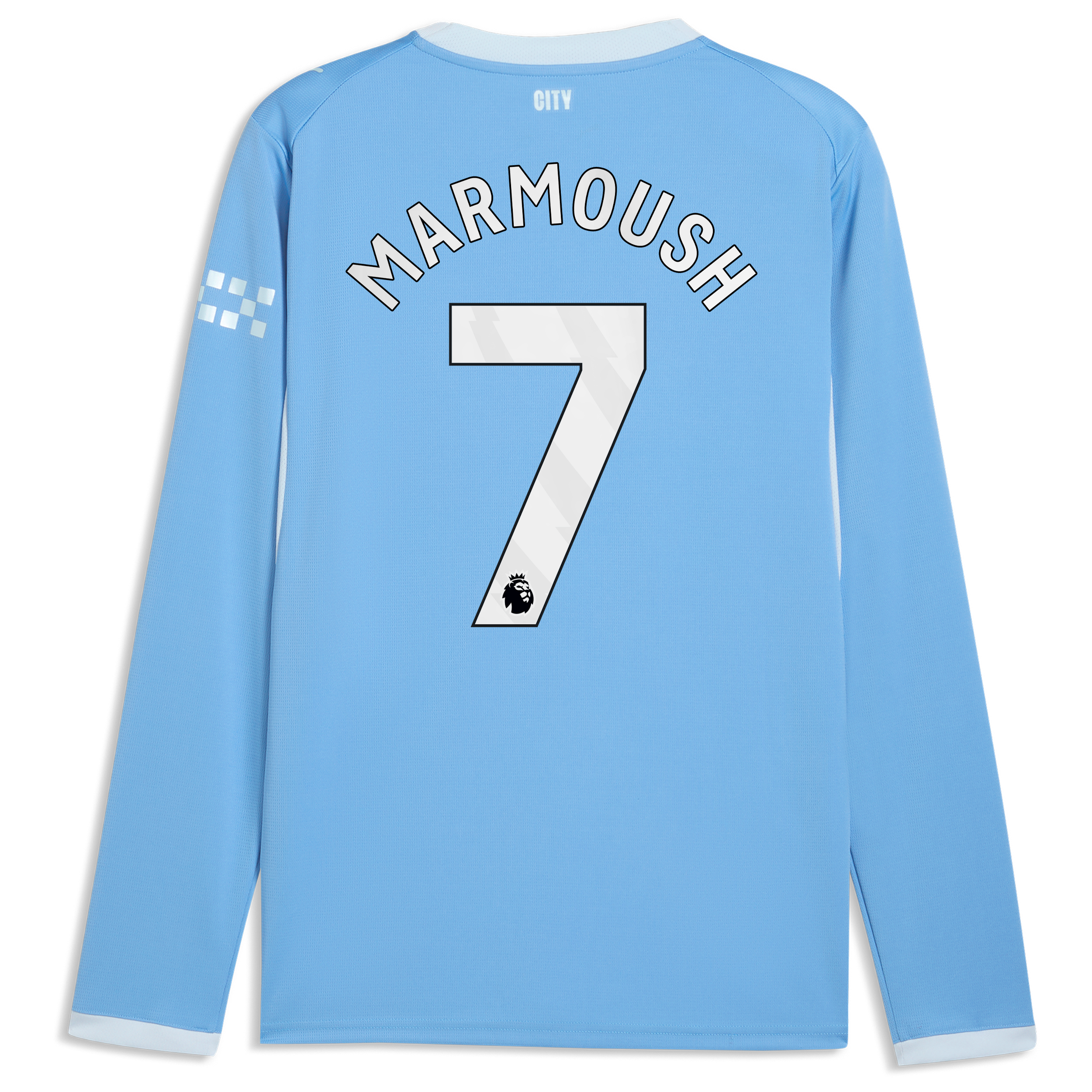 Manchester City PUMA Home Shirt 2026-27 - Long Sleeve with Marmoush 7 printing, , rebel_hi-res