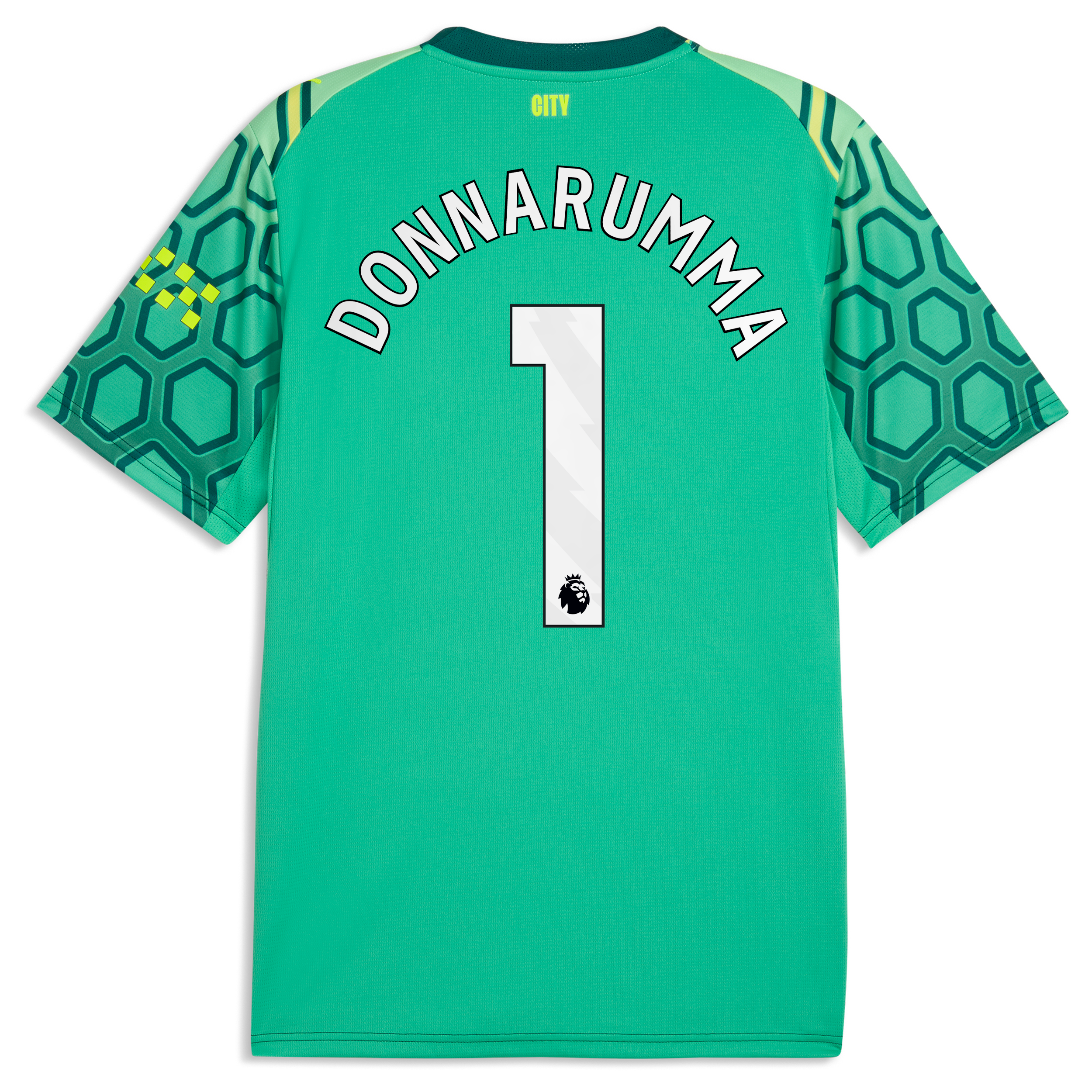 Manchester City PUMA Goalkeeper Shirt 2026-27 with Donnarumma 1 printing, , rebel_hi-res