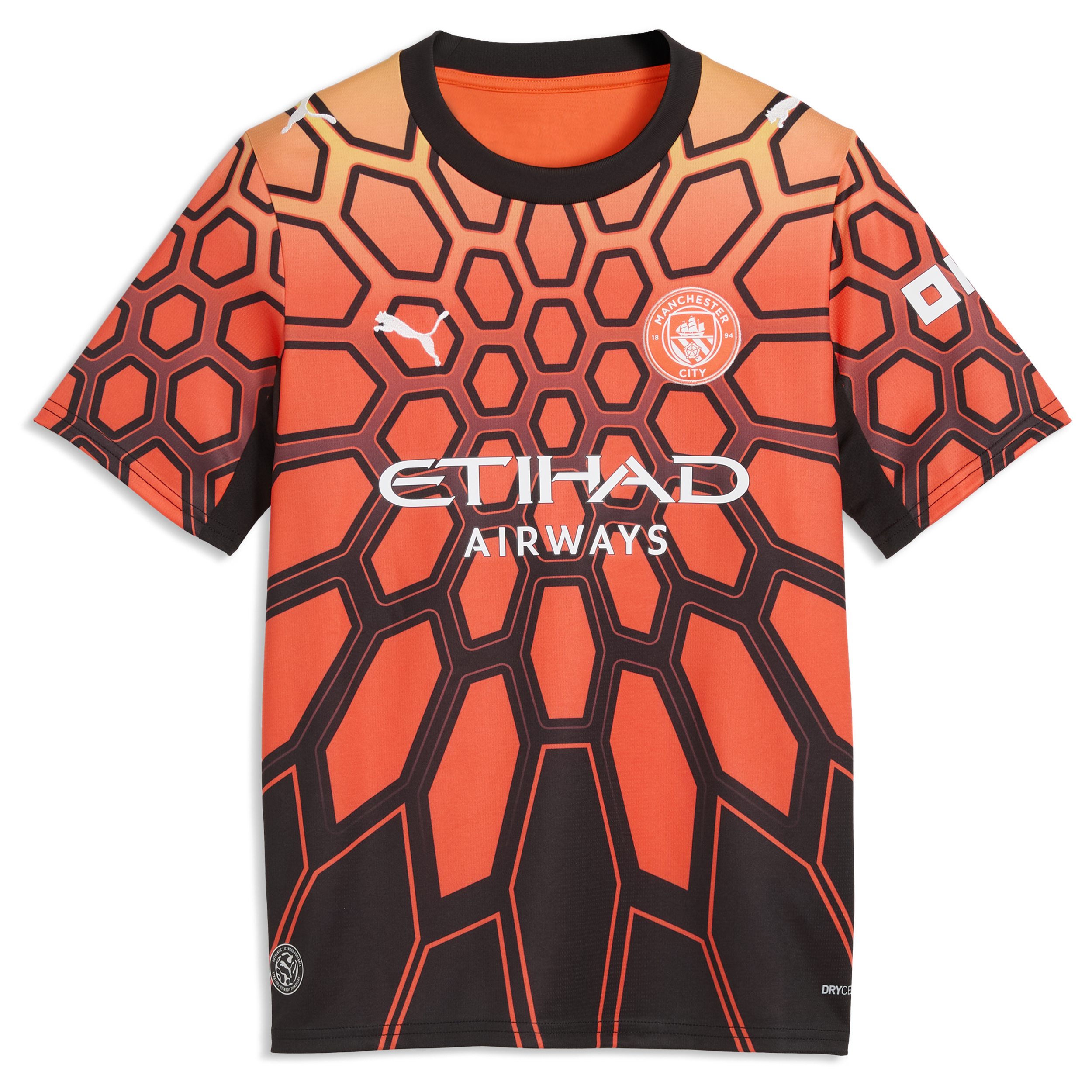 Manchester City PUMA Goalkeeper Shirt 2026-27 - Kids with Donnarumma 1 printing, , rebel_hi-res