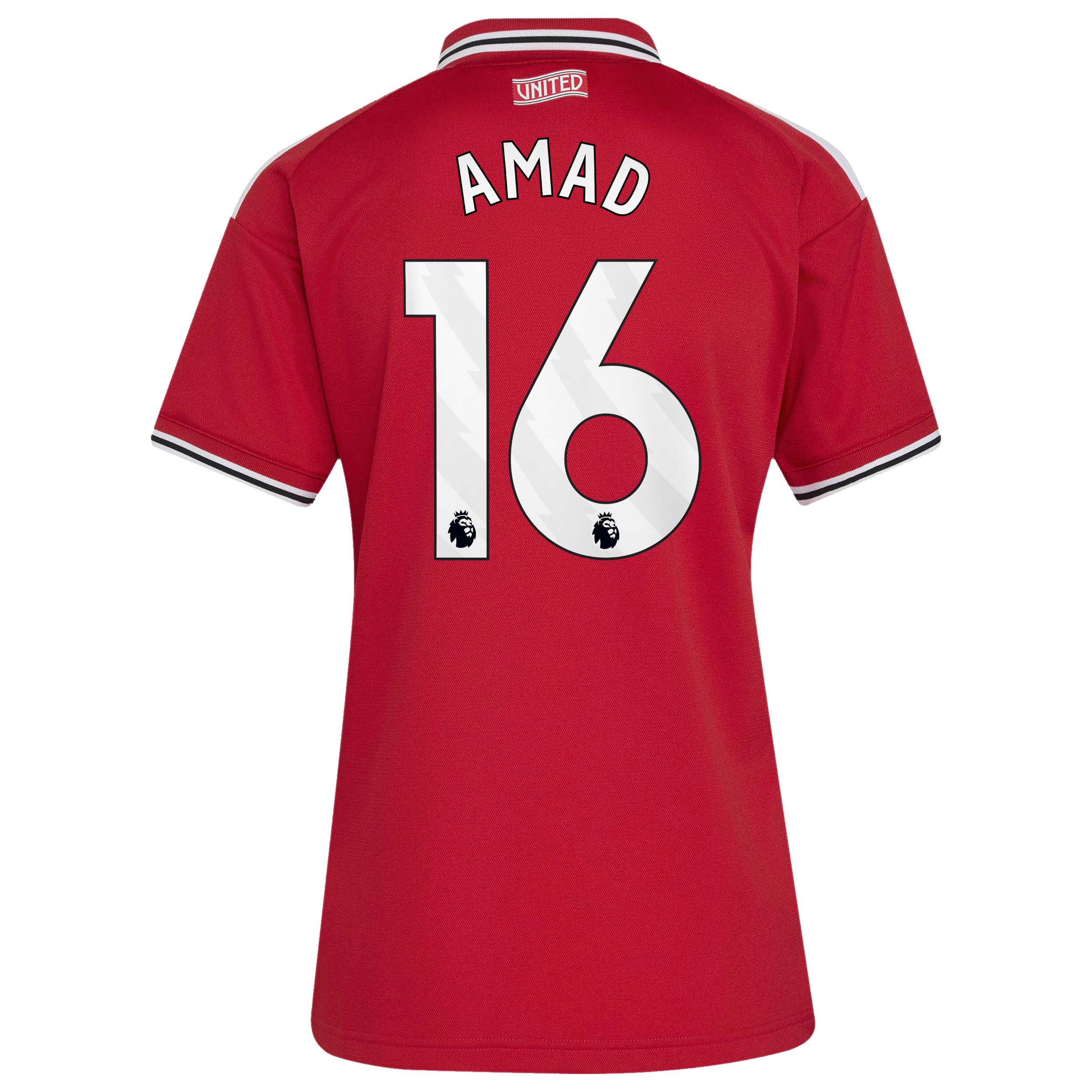 Manchester United adidas Home Shirt 2026-27 - Womens with Amad 16 printing, , rebel_hi-res