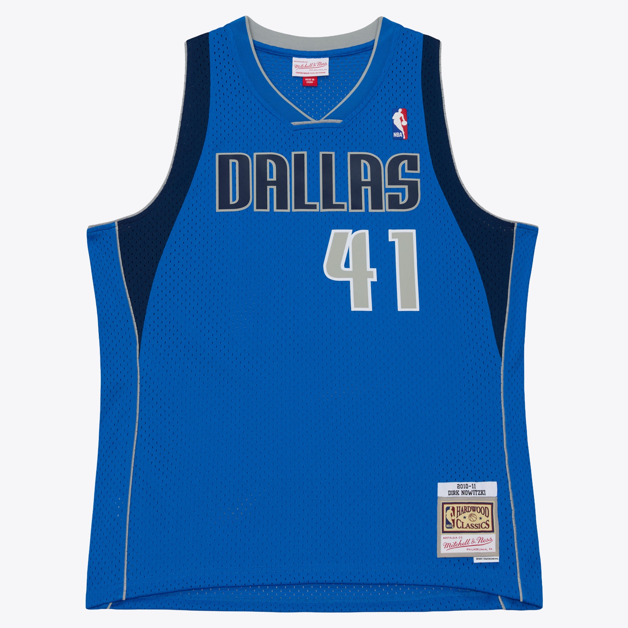 Dallas Mavericks Mitchell & Ness Dirk Nowitzki Hardwood Classics Swingman Jersey &ndash; Mens, , rebel_hi-res